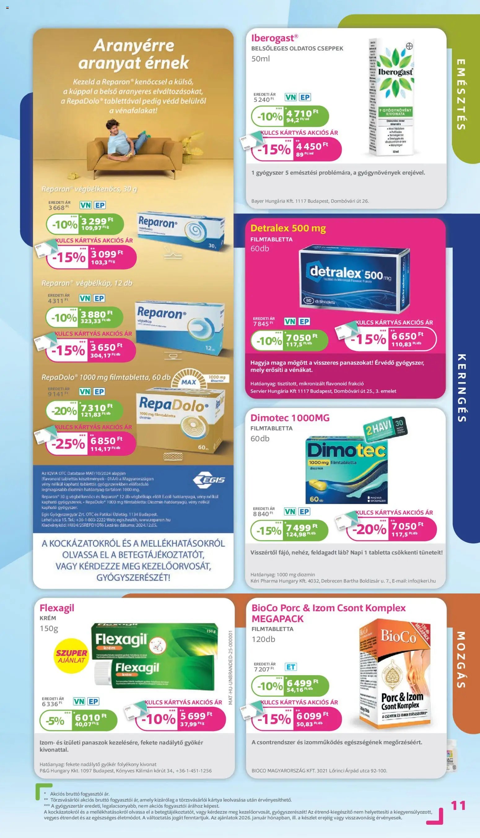 Kulcs Patika újság 2026.01.01. Akciós újság Kulcs Patika (2026-01-01 - 2026-01-31)