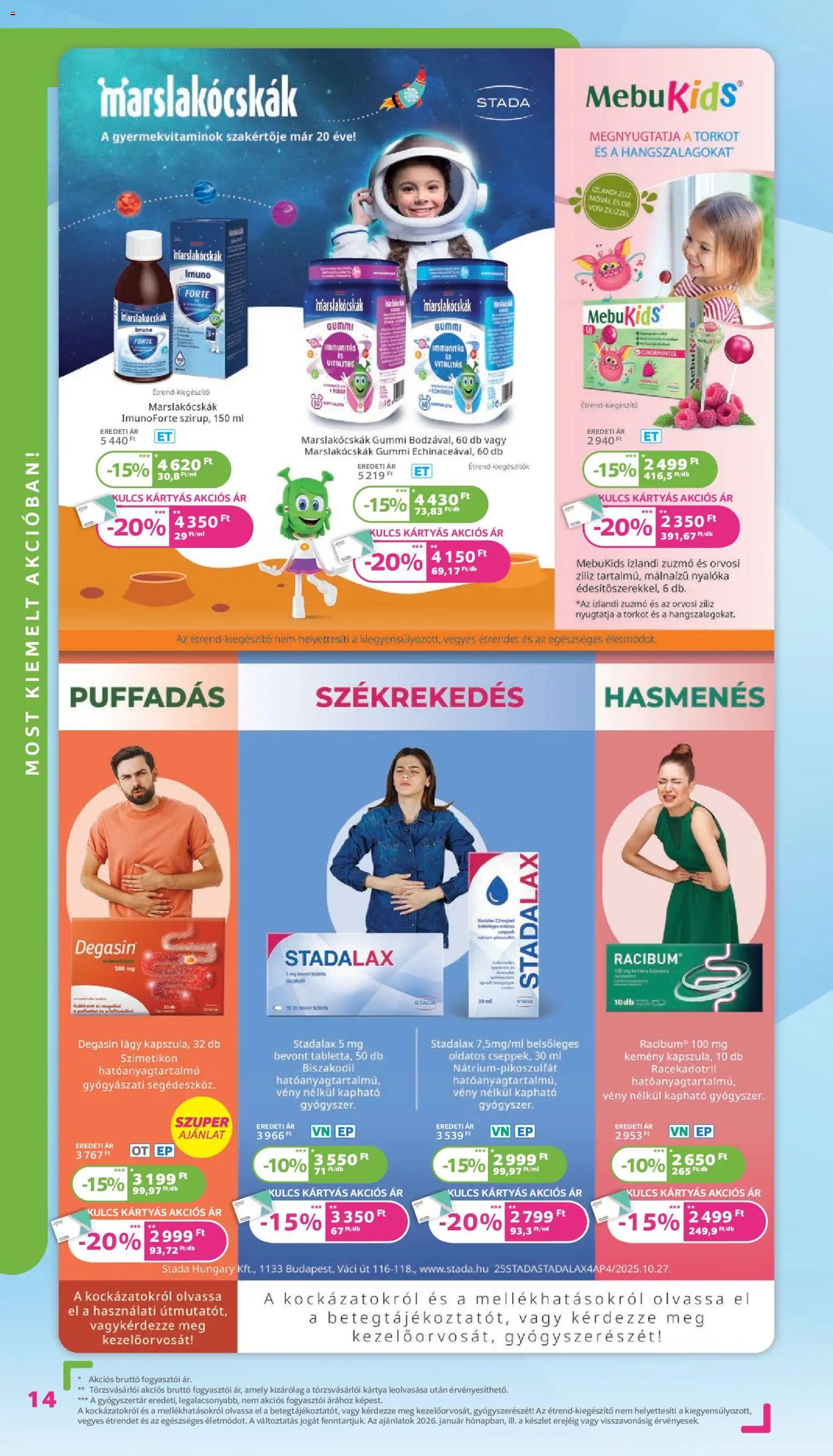 Kulcs Patika újság 2026.01.01. Akciós újság Kulcs Patika (2026-01-01 - 2026-01-31)