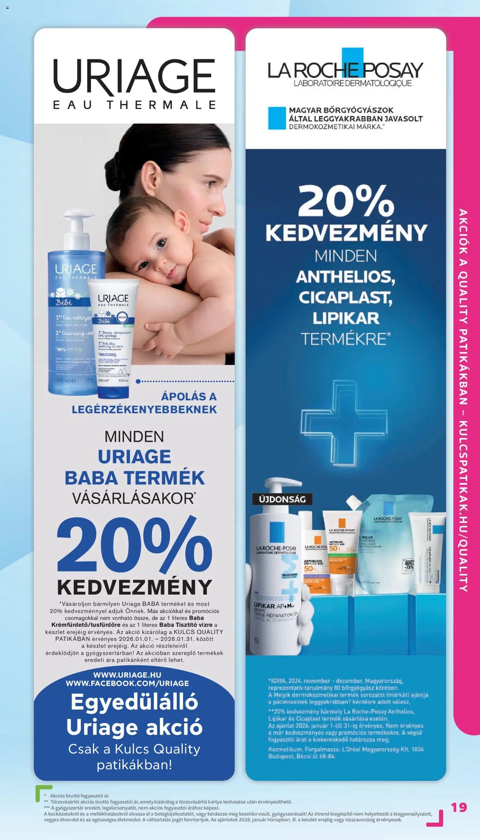 Kulcs Patika újság 2026.01.01. Akciós újság Kulcs Patika (2026-01-01 - 2026-01-31)