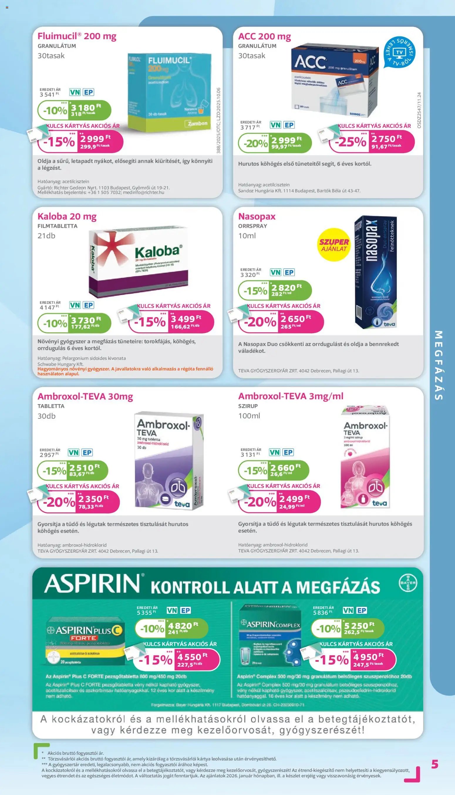 Kulcs Patika újság 2026.01.01. Akciós újság Kulcs Patika (2026-01-01 - 2026-01-31)