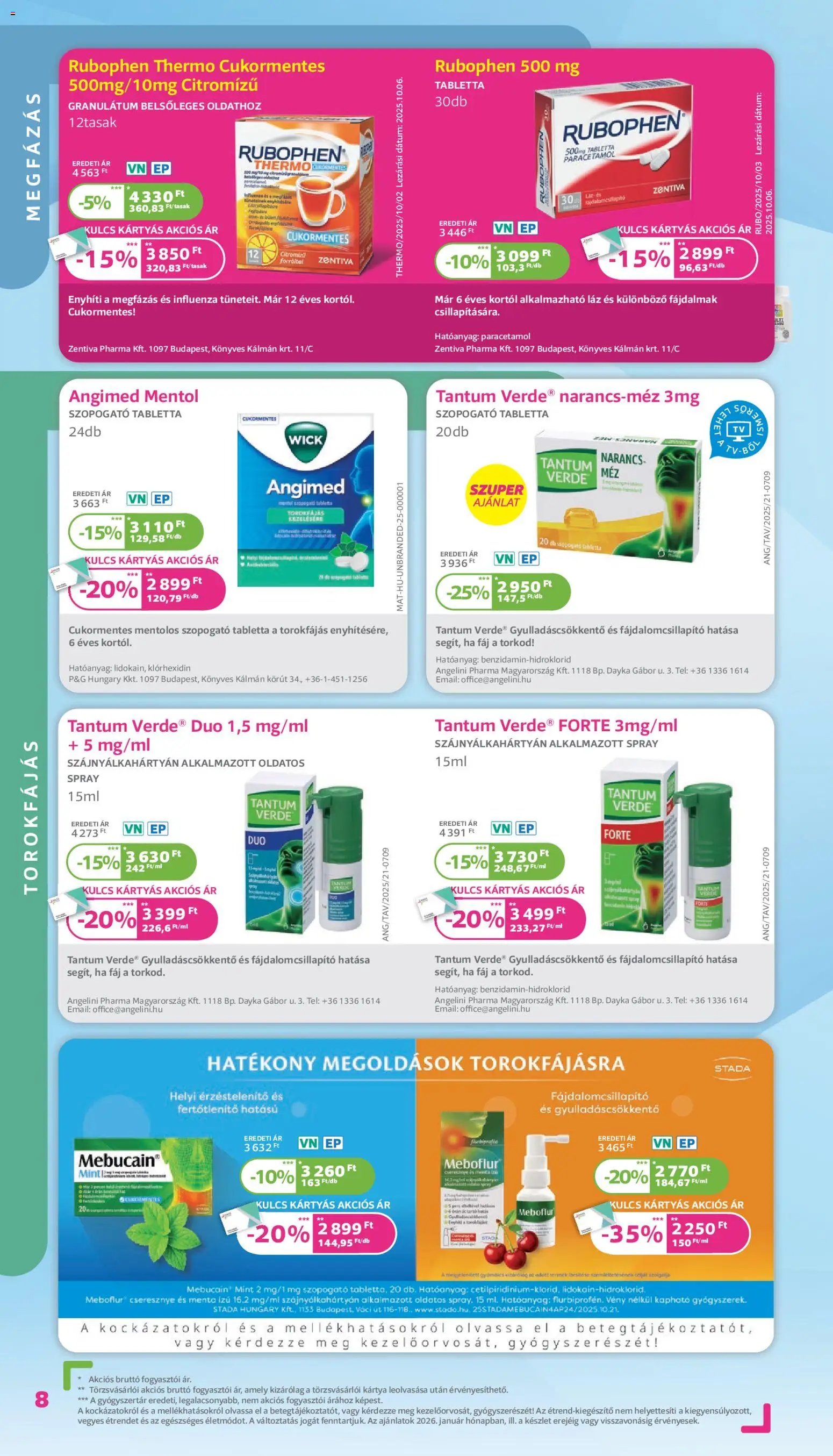 Kulcs Patika újság 2026.01.01. Akciós újság Kulcs Patika (2026-01-01 - 2026-01-31)