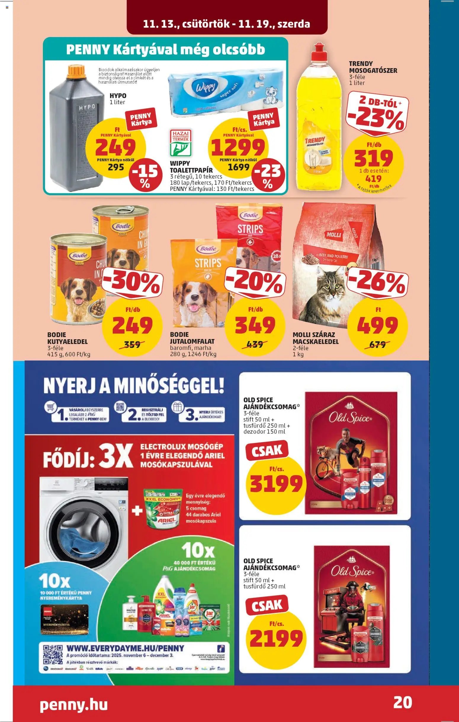 PENNY újság 2025.11.13. Akciós újság PENNY (2025-11-13 - 2025-11-19)