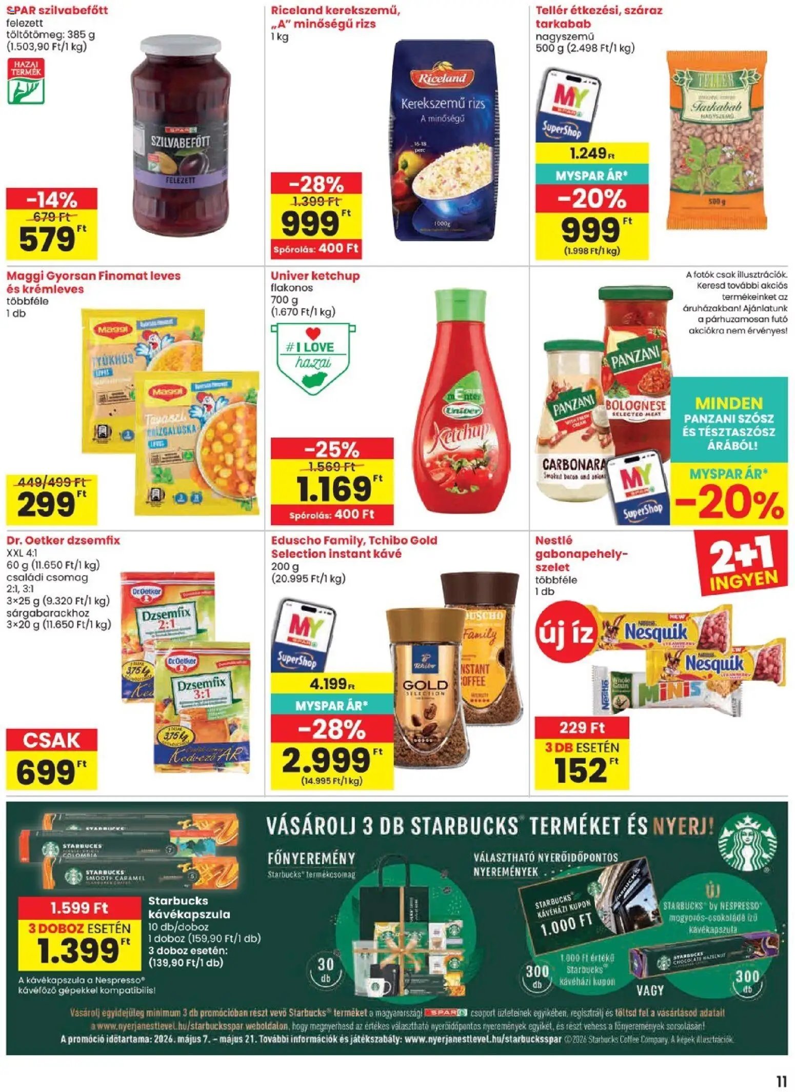 Spar újság 2026.05.07. Spar Easy Balatonfüred üzletnyitás (2026-05-07 - 2026-05-13)
