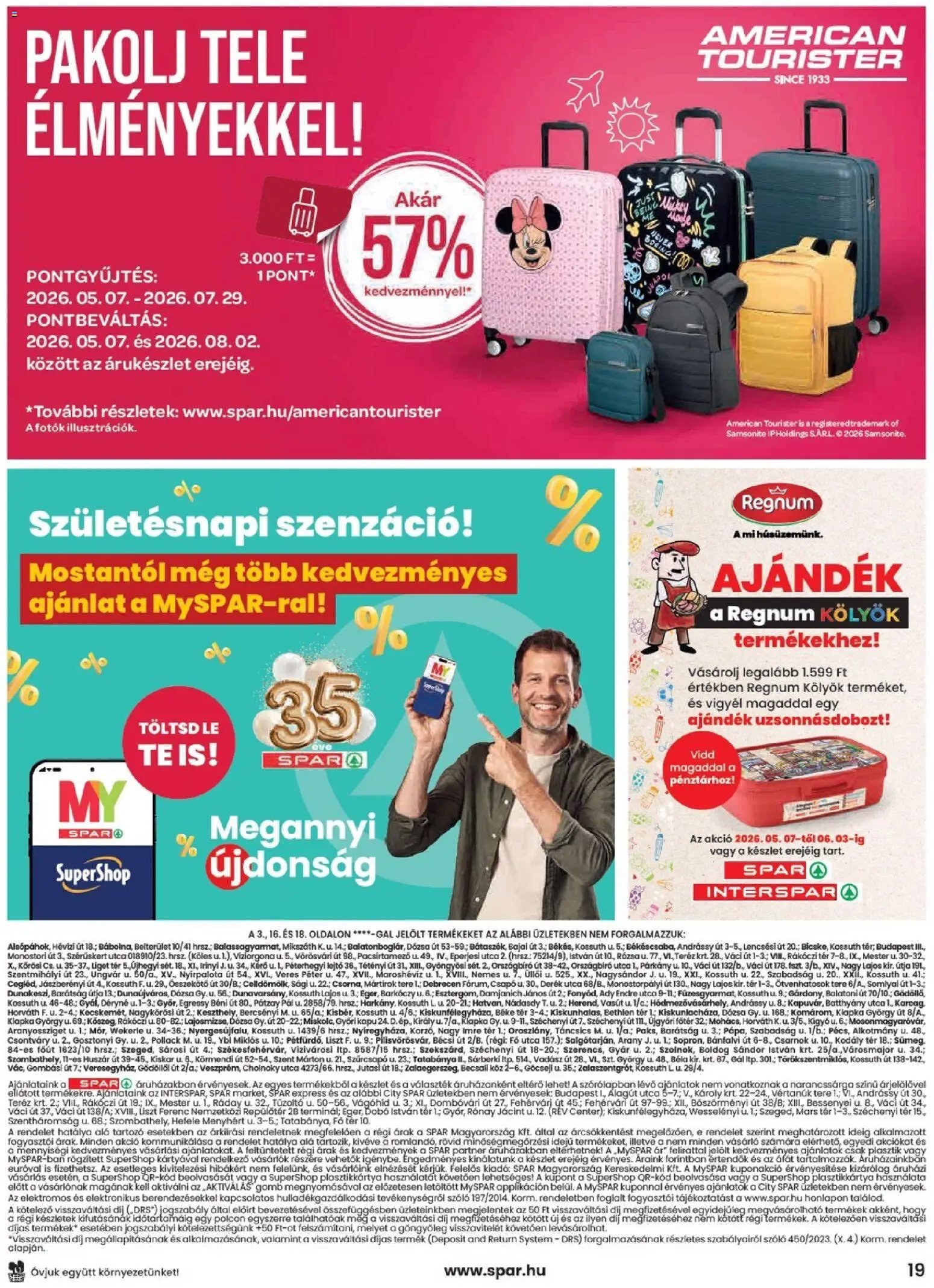 Spar újság 2026.05.07. Spar Easy Balatonfüred üzletnyitás (2026-05-07 - 2026-05-13)