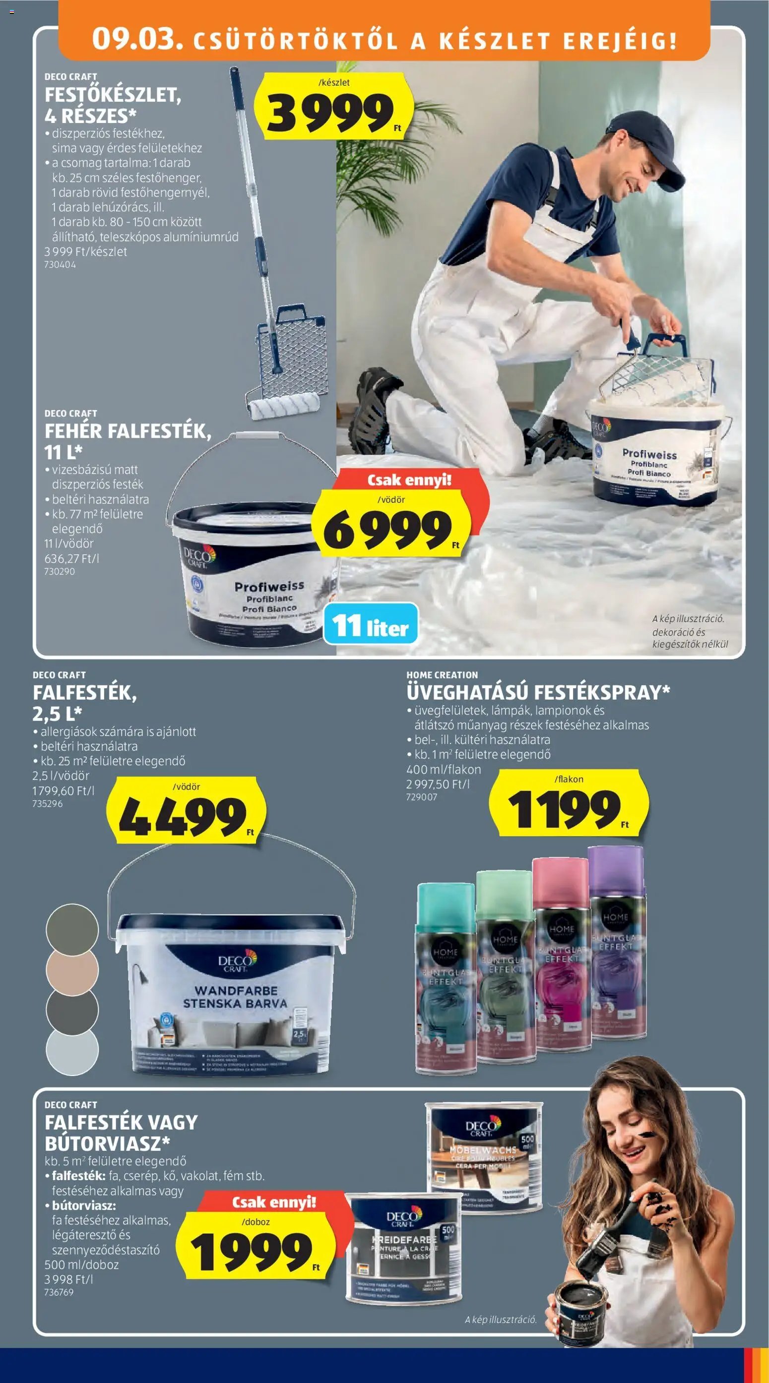 Aldi újság 2026.09.03. Aldi Középső sor termékei