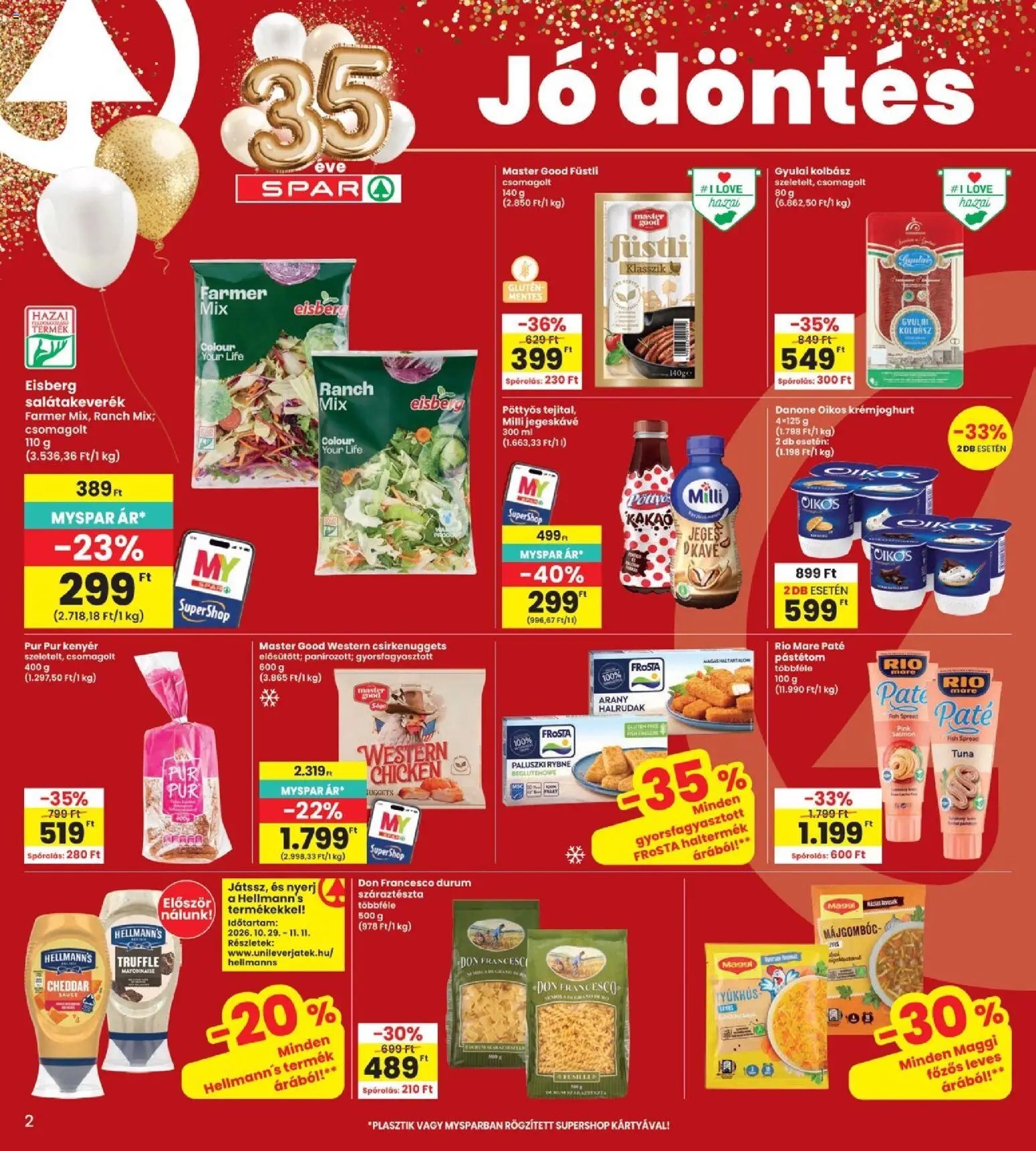﻿Interspar akciós újság új ﻿2026.10.29. - ﻿online lapozható
