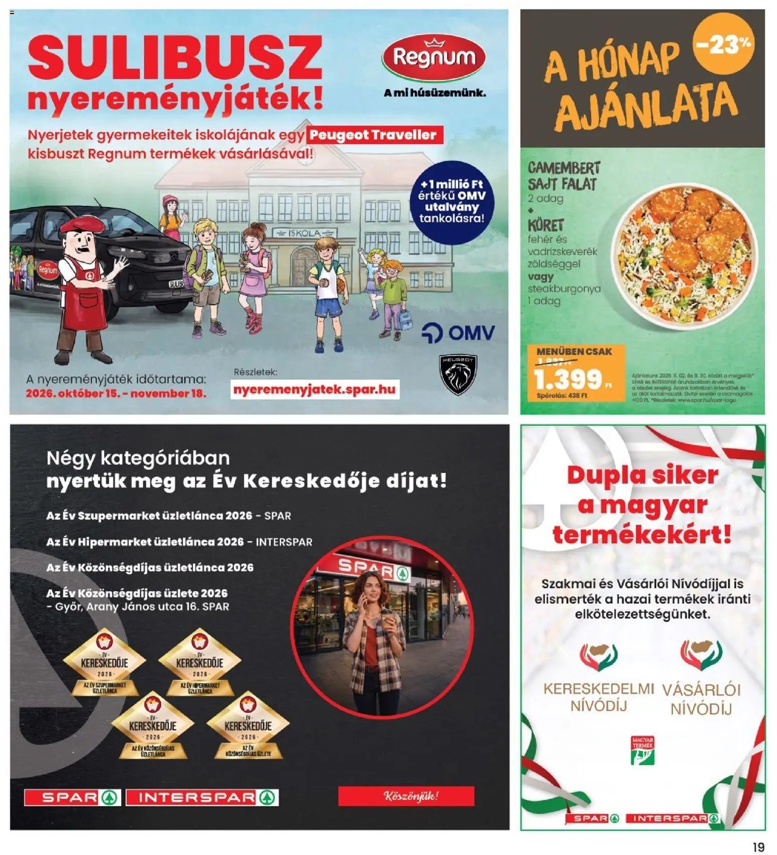 ﻿Interspar akciós újság új ﻿2026.10.29. - ﻿online lapozható