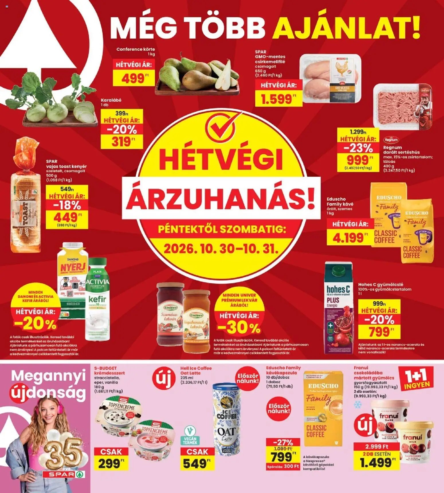 ﻿Interspar akciós újság új ﻿2026.10.29. - ﻿online lapozható