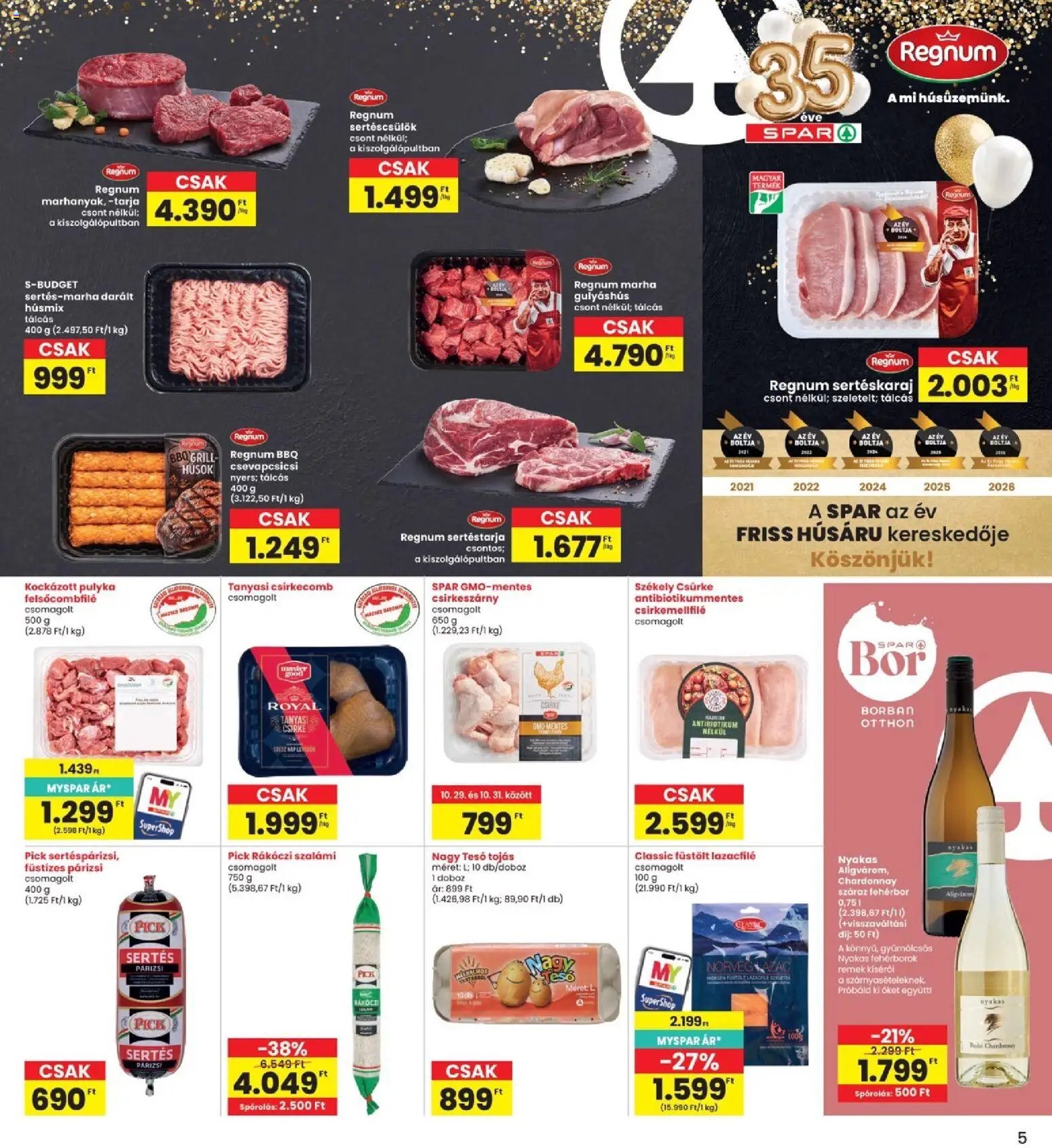 ﻿Interspar akciós újság új ﻿2026.10.29. - ﻿online lapozható