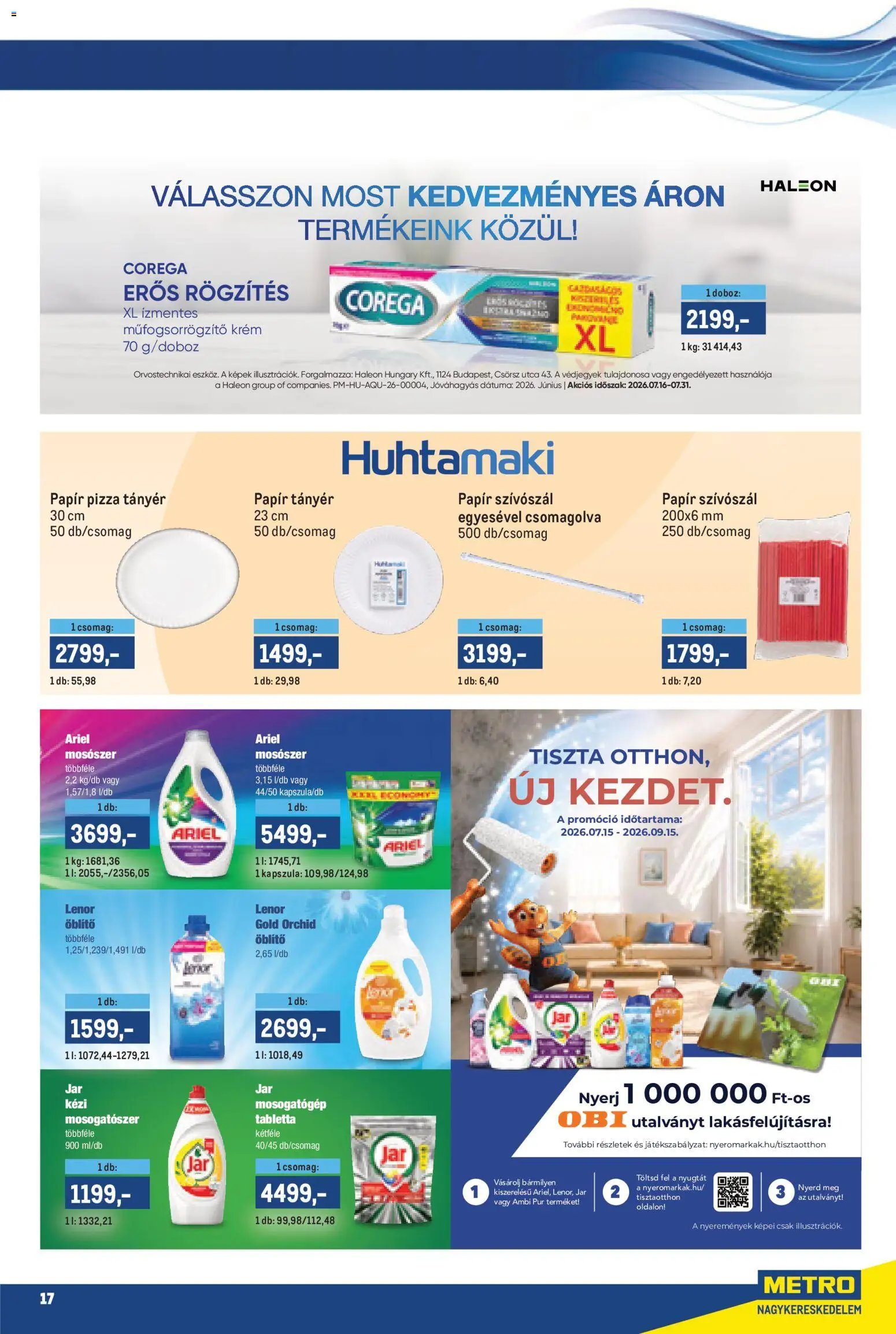 Metro újság 2026.07.16. Metro Márkák katalógus 2026/07