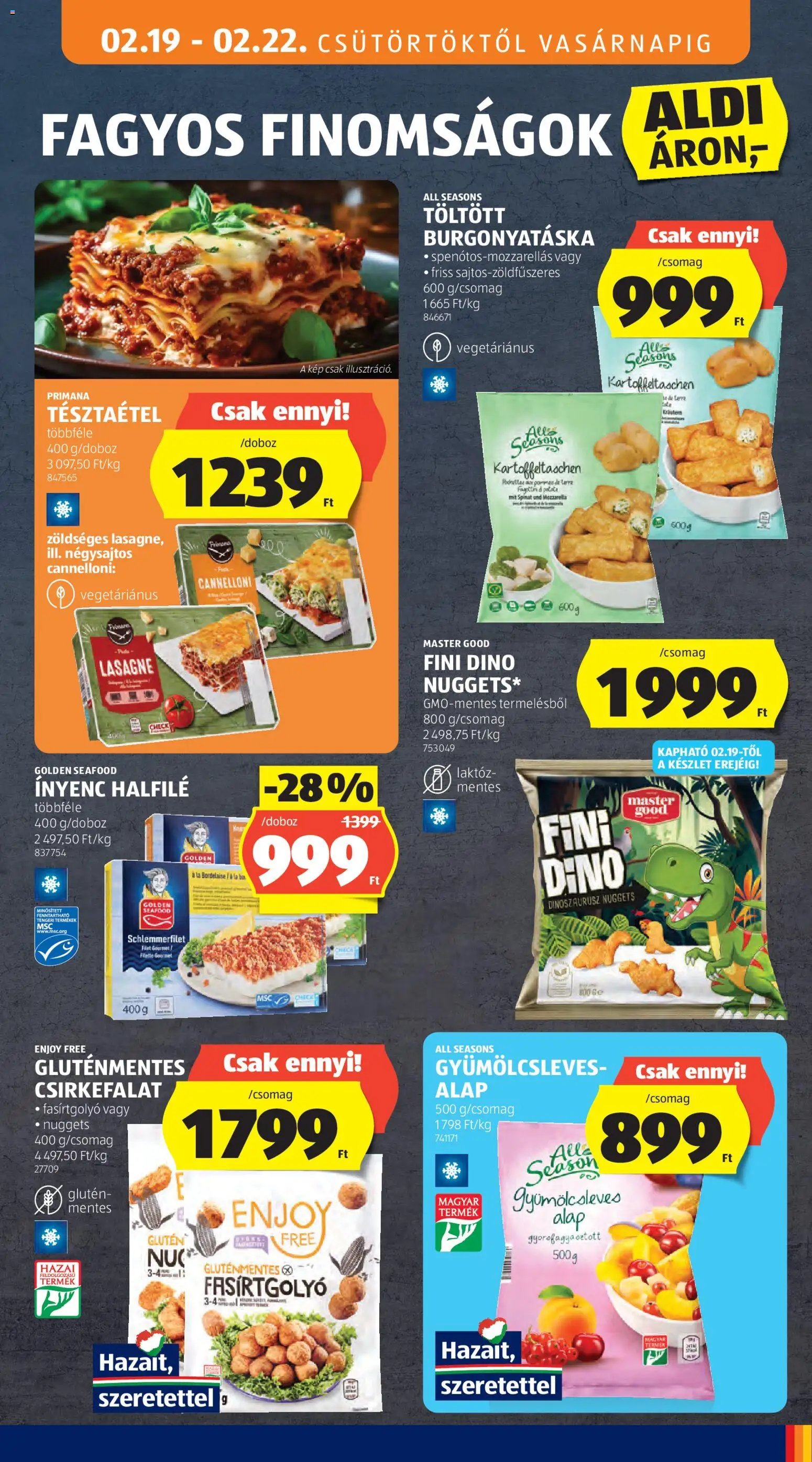 Aldi újság 2026.02.19. Akciós újság Aldi (2026-02-19 - 2026-02-25)