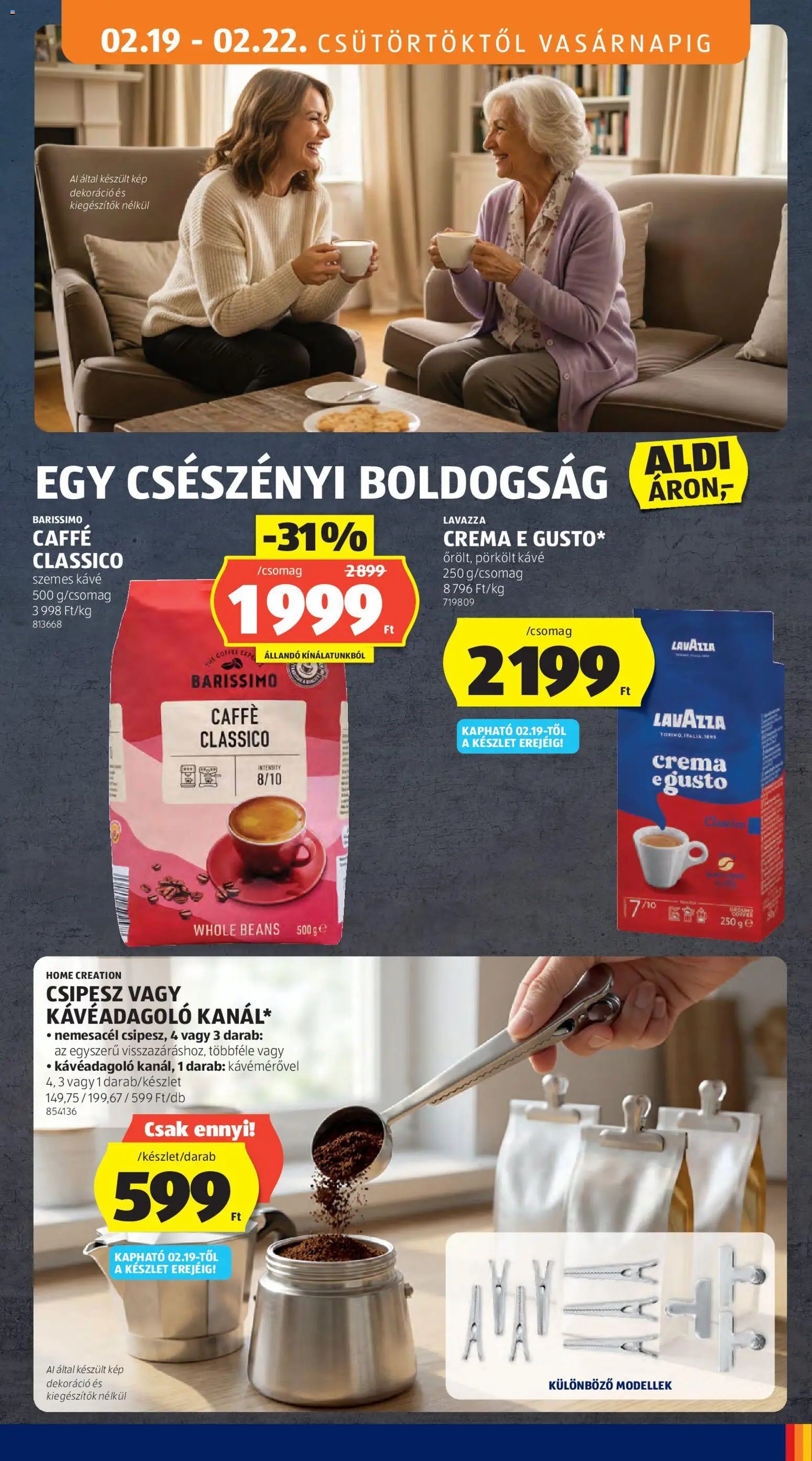 Aldi újság 2026.02.19. Akciós újság Aldi (2026-02-19 - 2026-02-25)