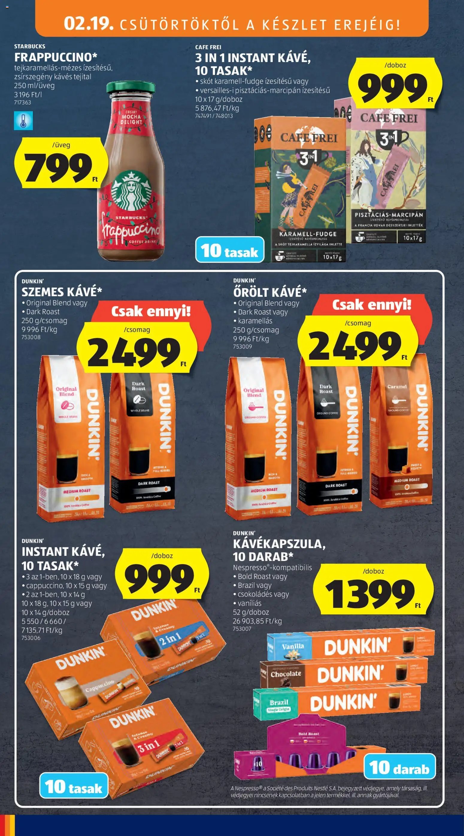 Aldi újság 2026.02.19. Akciós újság Aldi (2026-02-19 - 2026-02-25)