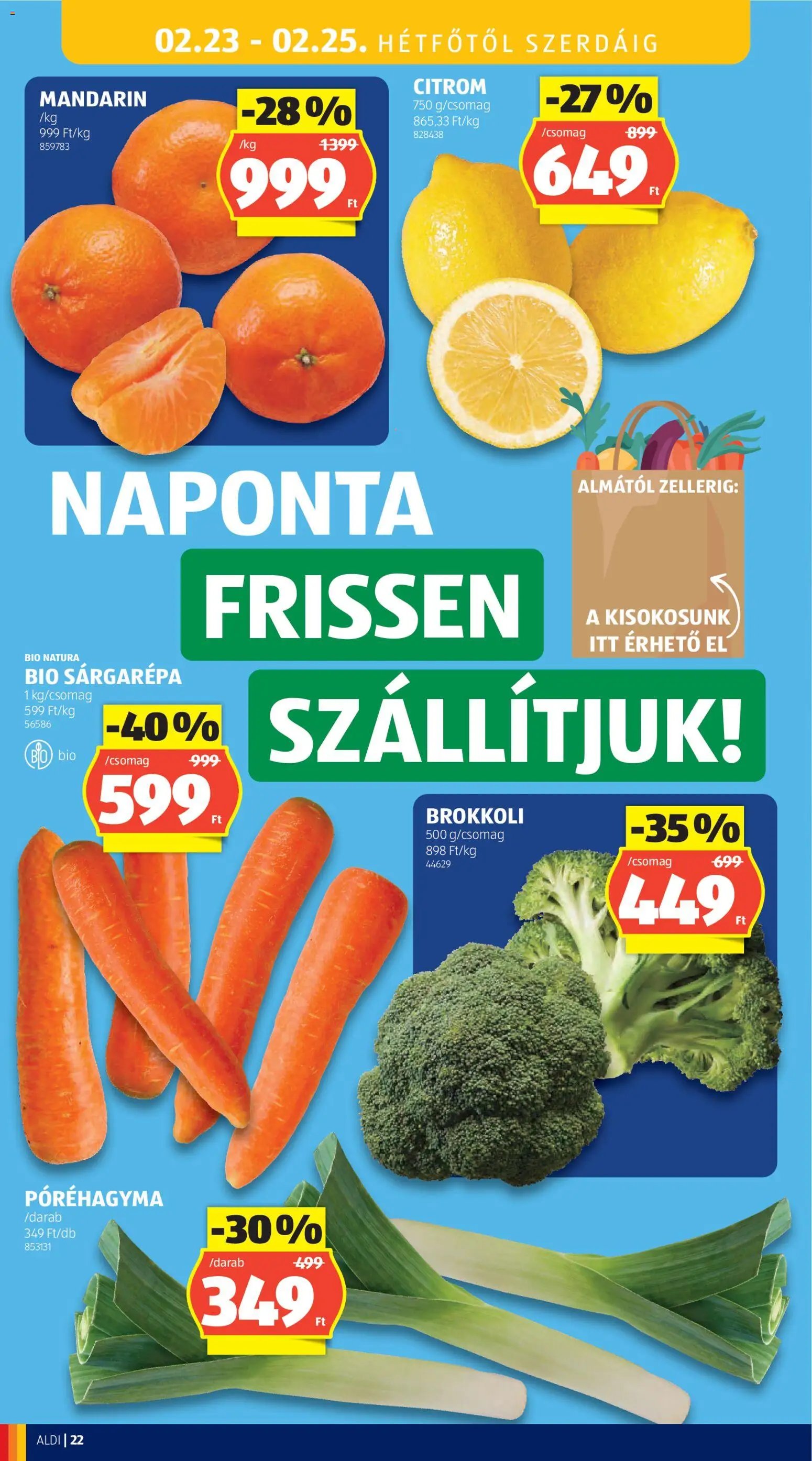 Aldi újság 2026.02.19. Akciós újság Aldi (2026-02-19 - 2026-02-25)