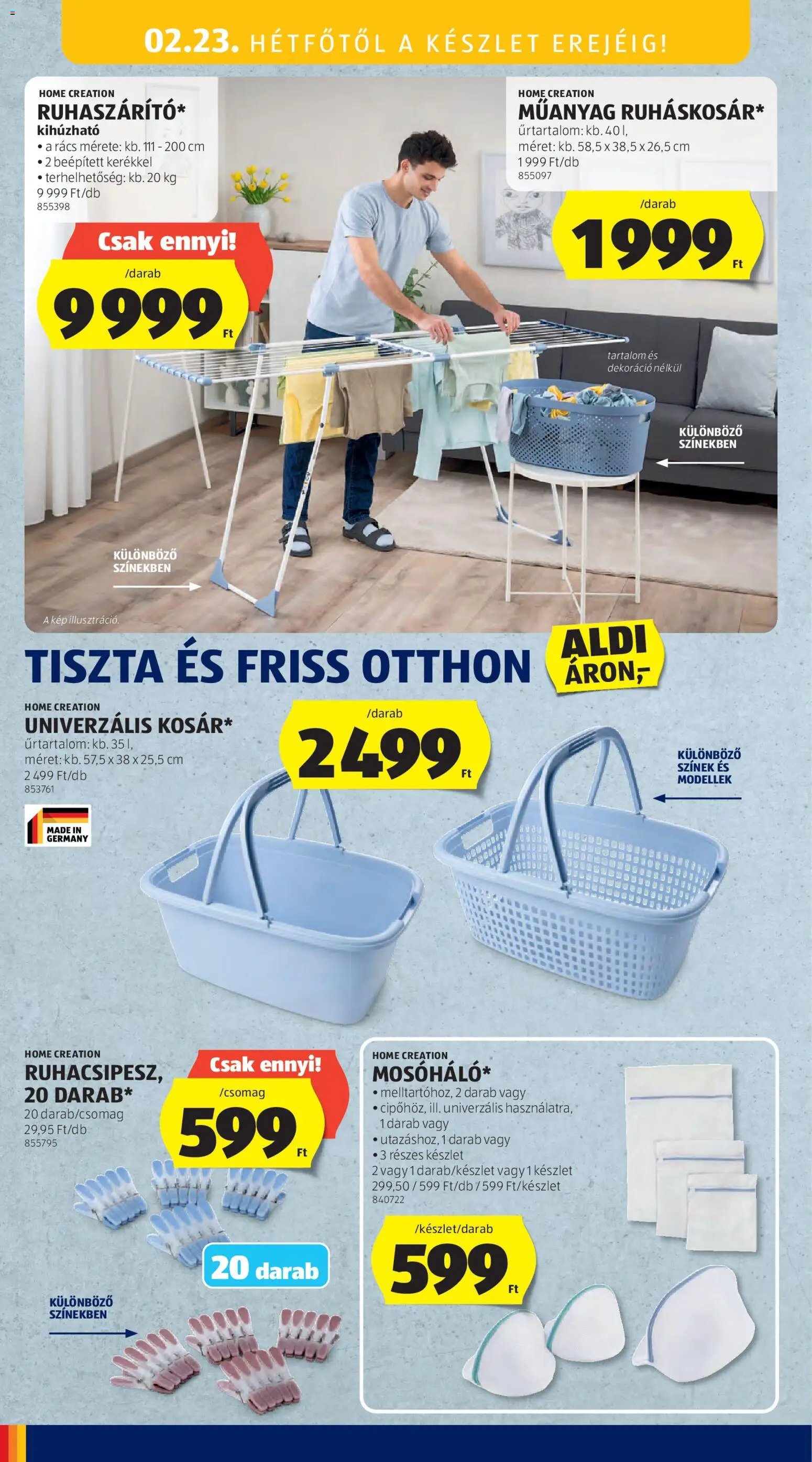 Aldi újság 2026.02.19. Akciós újság Aldi (2026-02-19 - 2026-02-25)