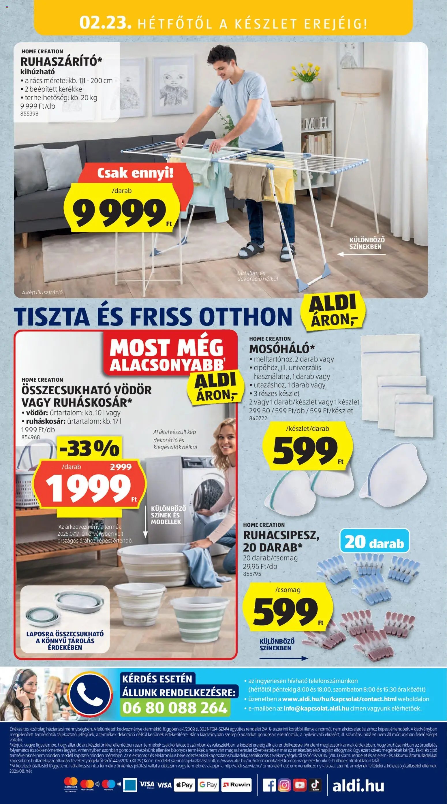 Aldi újság 2026.02.19. Akciós újság Aldi (2026-02-19 - 2026-02-25)