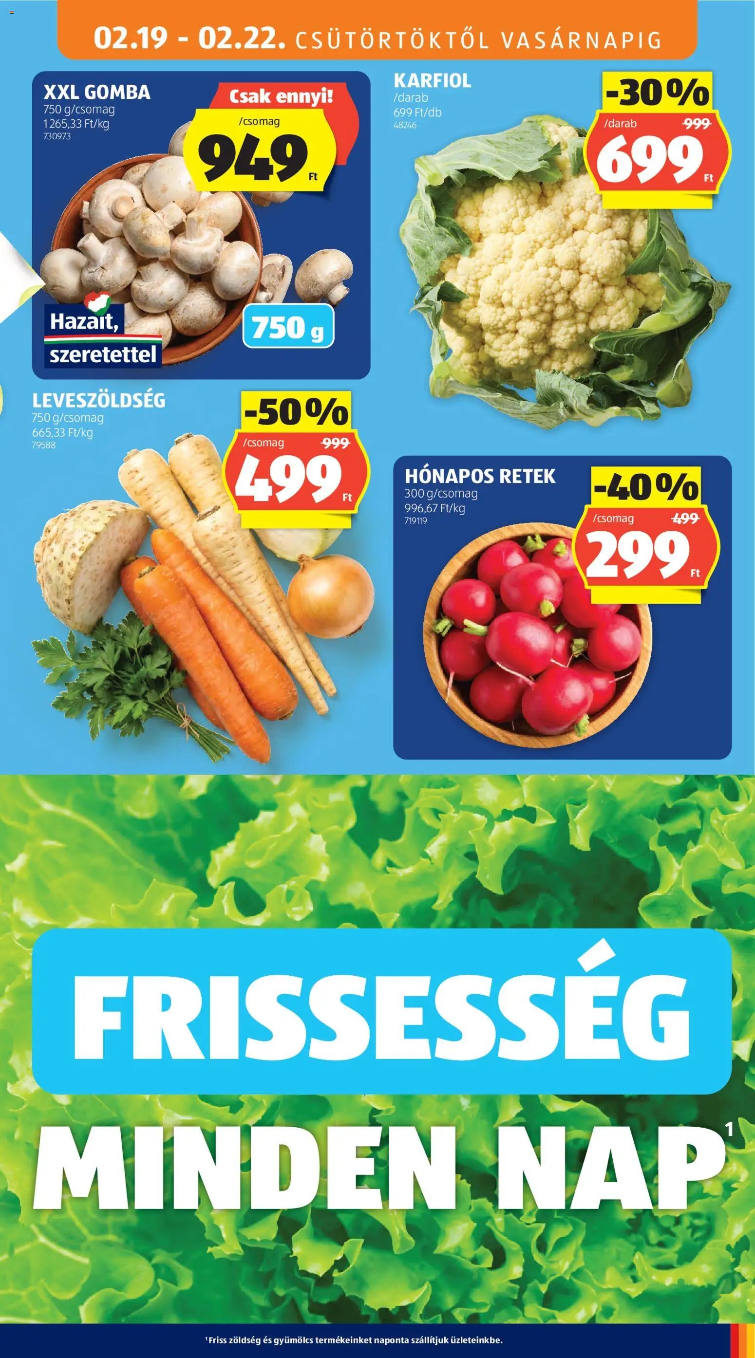 Aldi újság 2026.02.19. Akciós újság Aldi (2026-02-19 - 2026-02-25)