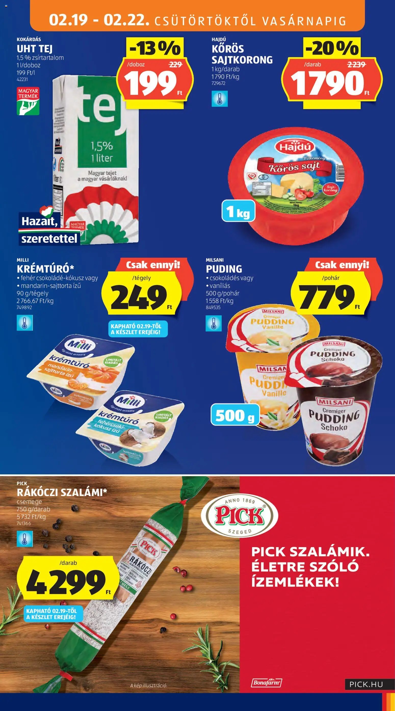 Aldi újság 2026.02.19. Akciós újság Aldi (2026-02-19 - 2026-02-25)