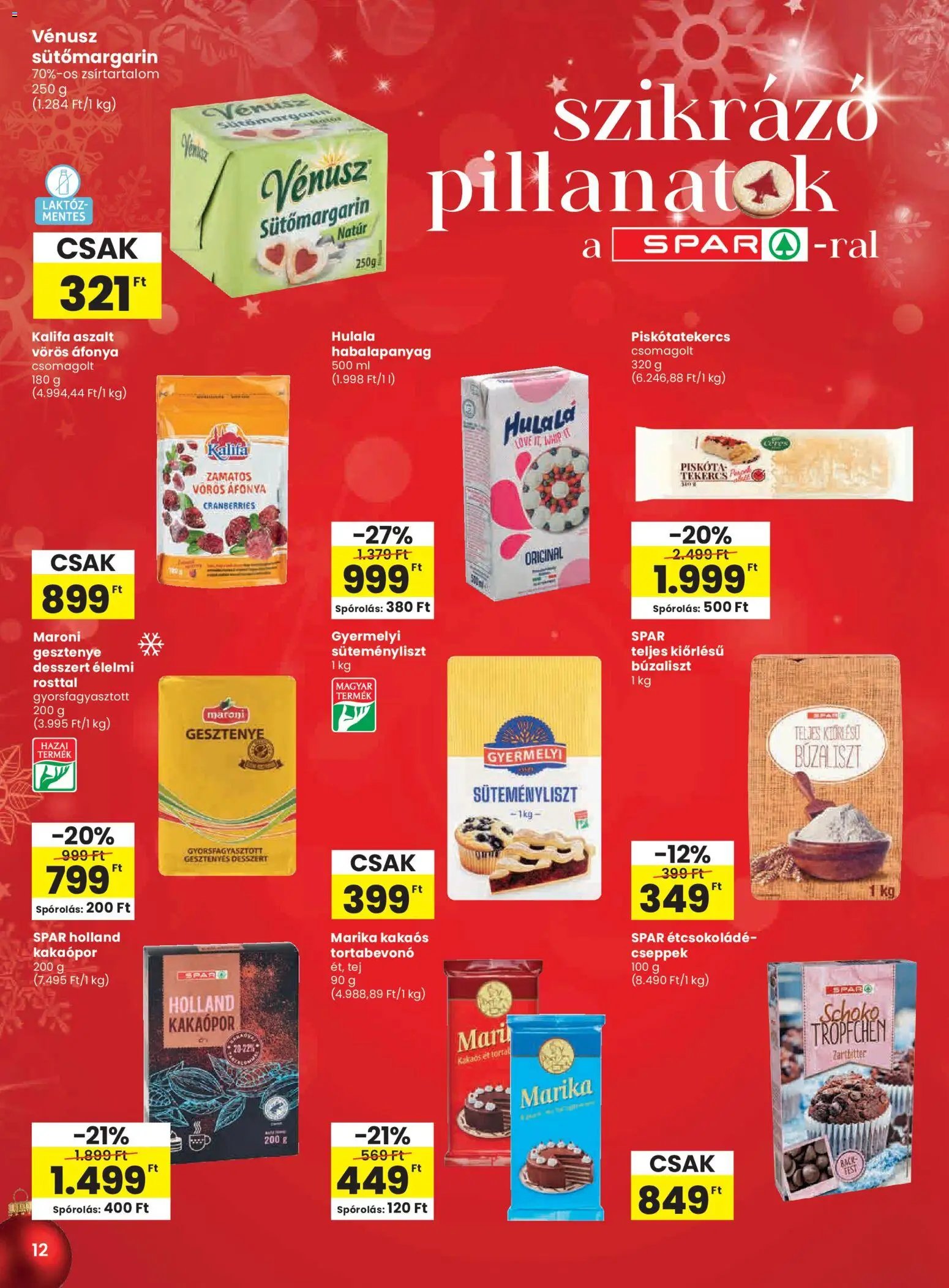 Spar újság 2025.11.27. Akciós újság Spar (2025-11-27 - 2025-12-03)