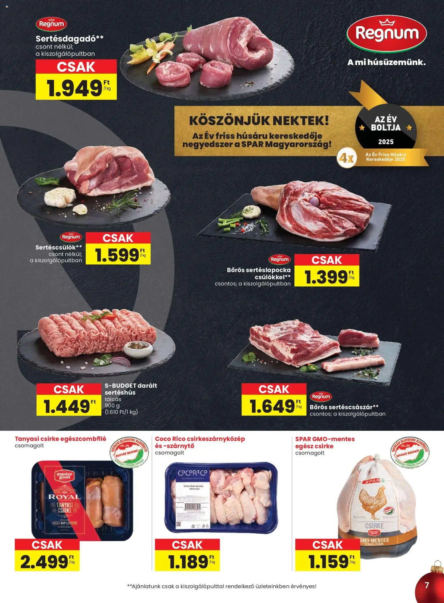 Spar újság 2025.11.27. Akciós újság Spar (2025-11-27 - 2025-12-03)