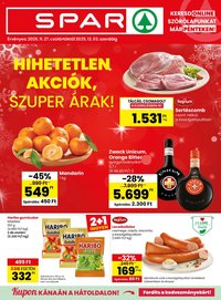Spar újság 2025.11.27. Akciós újság Spar (2025-11-27 - 2025-12-03)