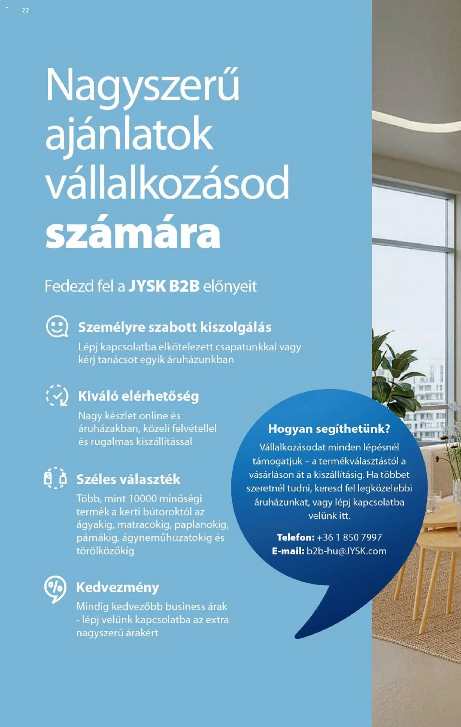 JYSK újság 2026.09.09. JYSK akciós újság