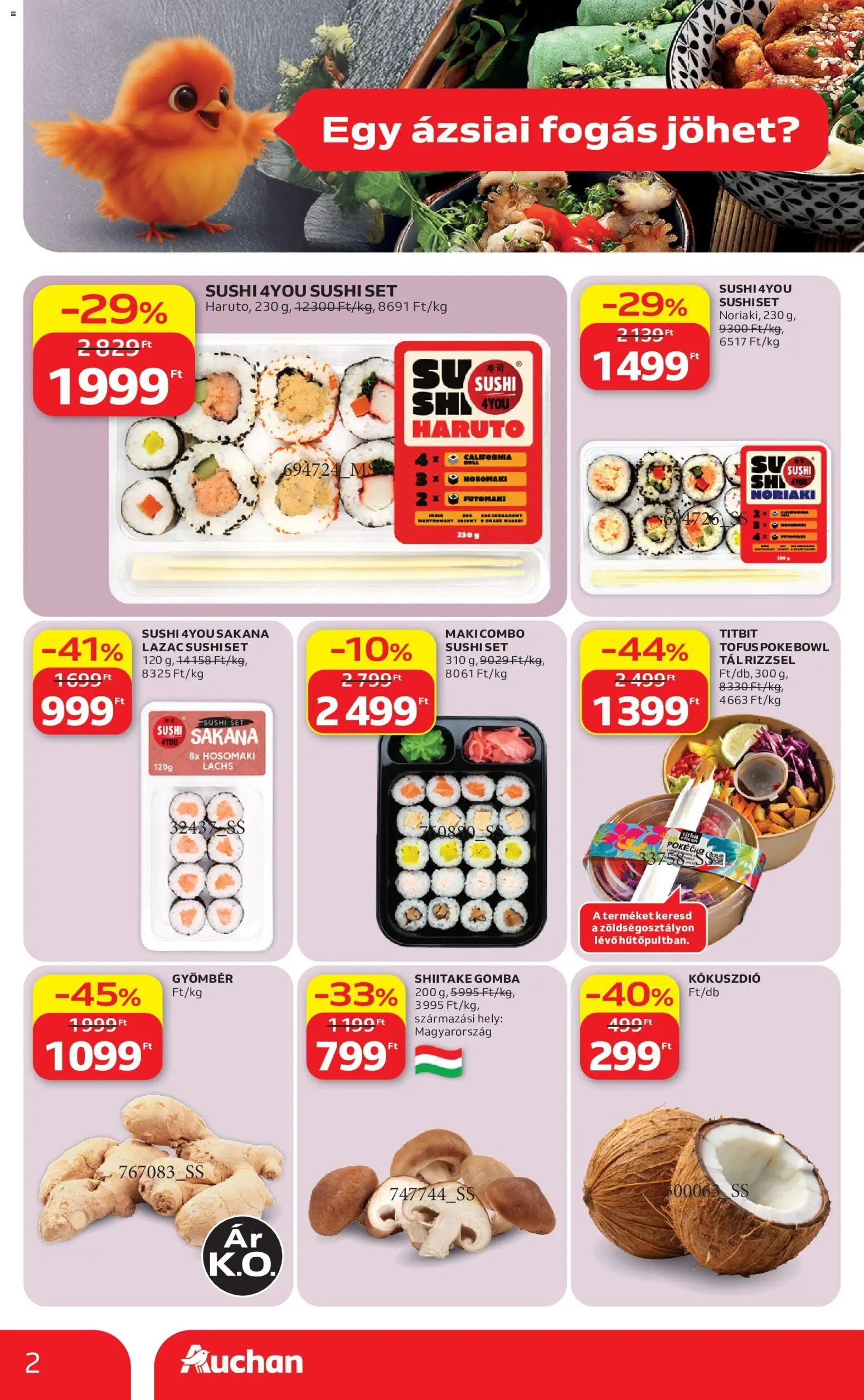 Auchan újság 2026.07.16. Auchan Ázsiai ajánlataink