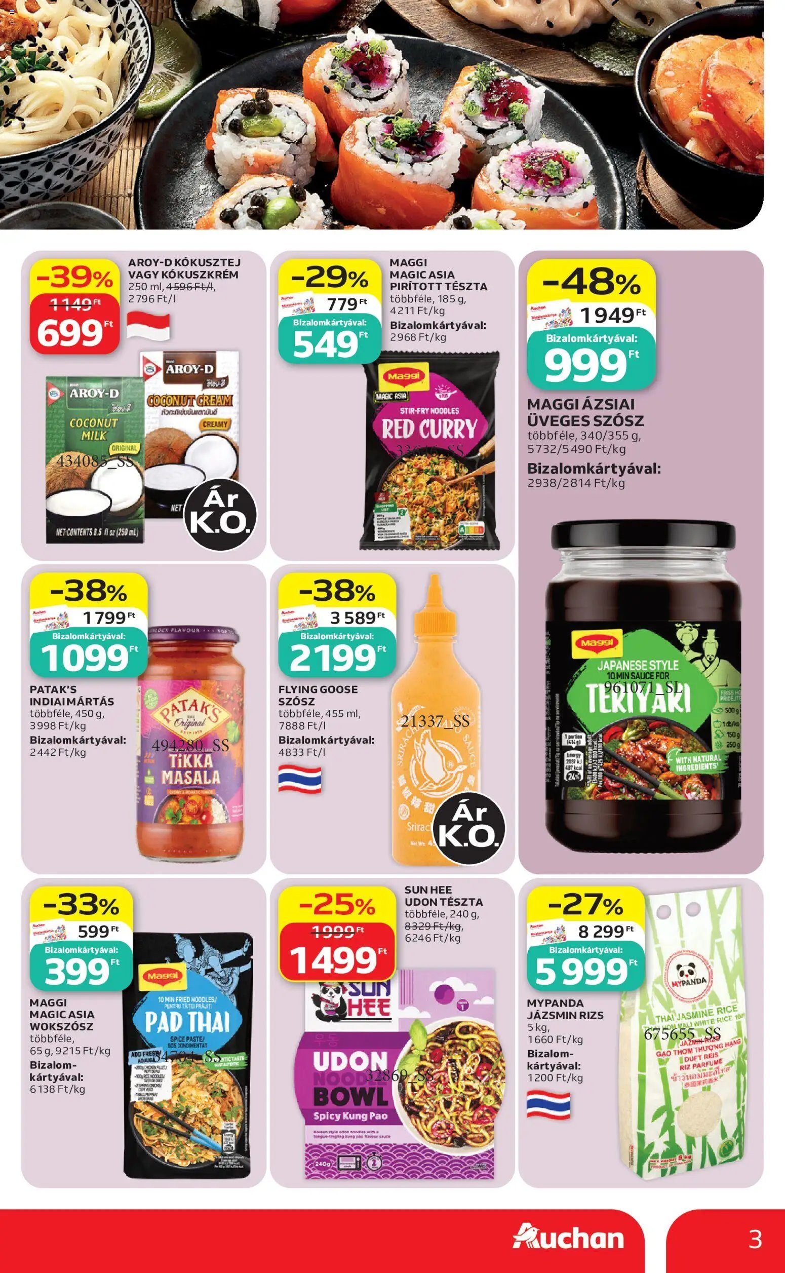 Auchan újság 2026.07.16. Auchan Ázsiai ajánlataink
