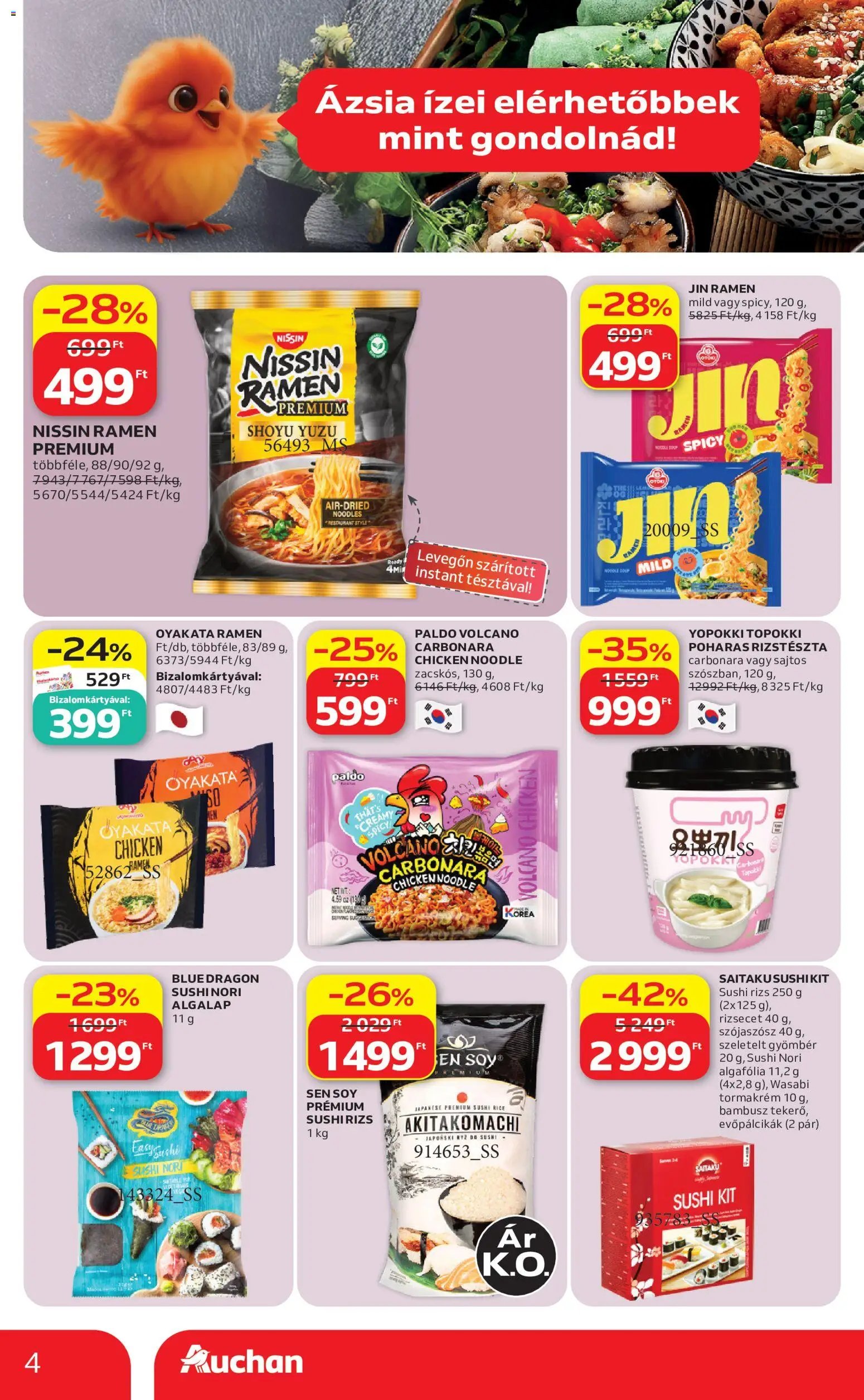 Auchan újság 2026.07.16. Auchan Ázsiai ajánlataink