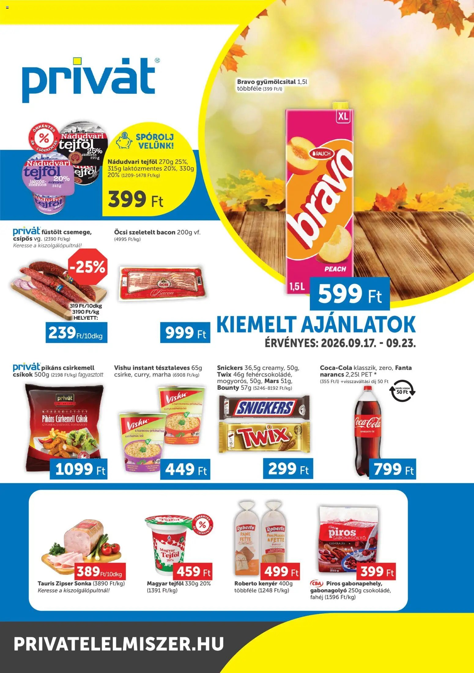 PRIVÁT újság 2026.09.17. PRIVÁT Déli vármegyék