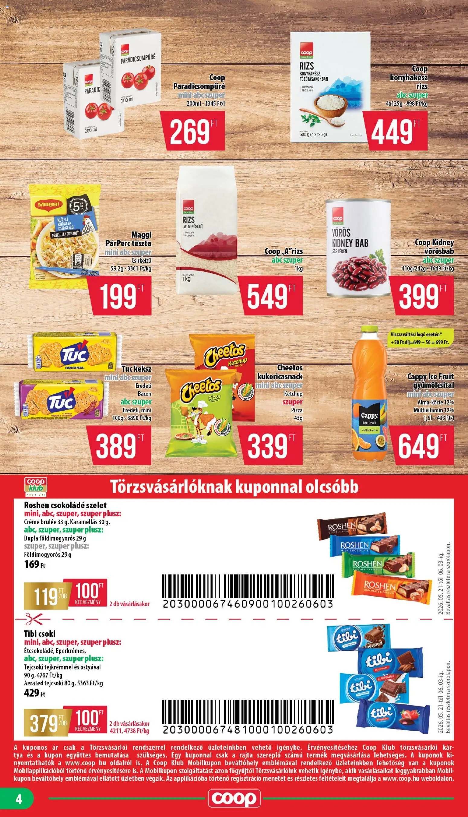 COOP újság 2026.05.21. COOP - Mini & Abc & Szuper / Nyírzem (2026-05-21 - 2026-06-03)