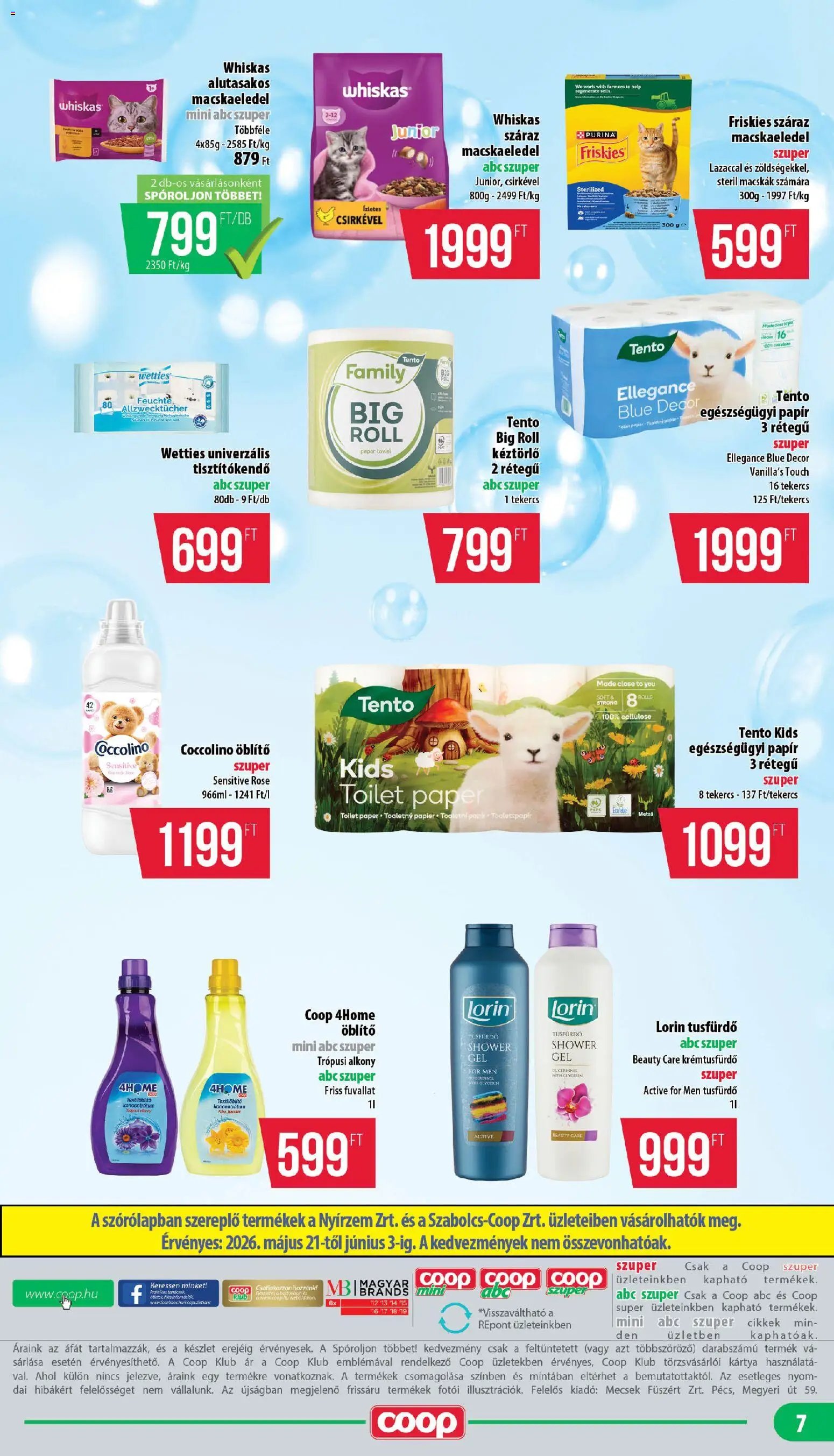 COOP újság 2026.05.21. COOP - Mini & Abc & Szuper / Nyírzem (2026-05-21 - 2026-06-03)