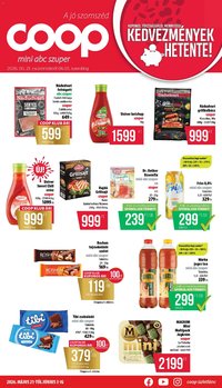 COOP újság 2026.05.21. COOP - Mini & Abc & Szuper / Nyírzem (2026-05-21 - 2026-06-03)