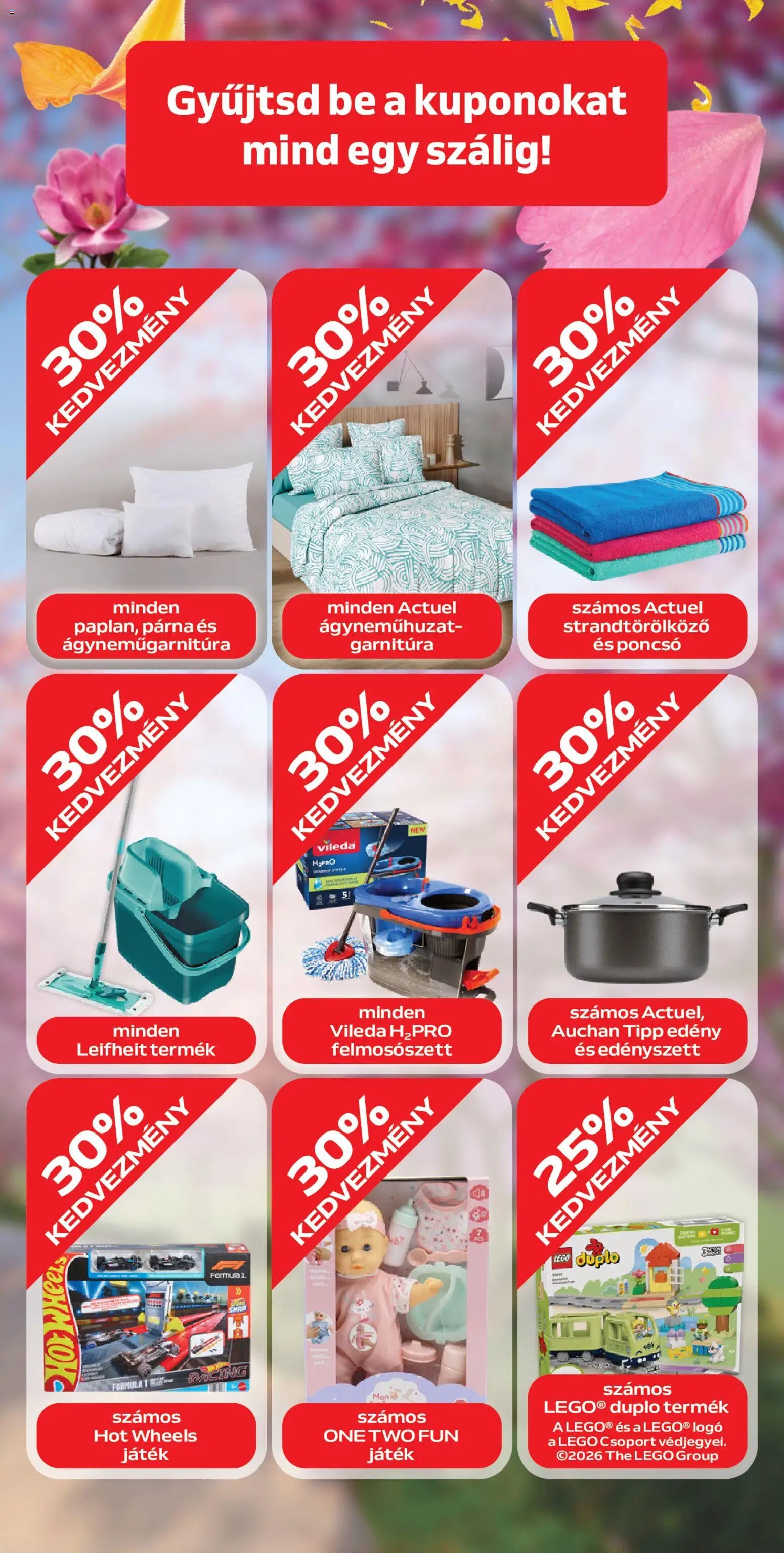 Auchan újság 2026.04.09. Auchan Kuponfüzet (2026-04-09 - 2026-04-19)