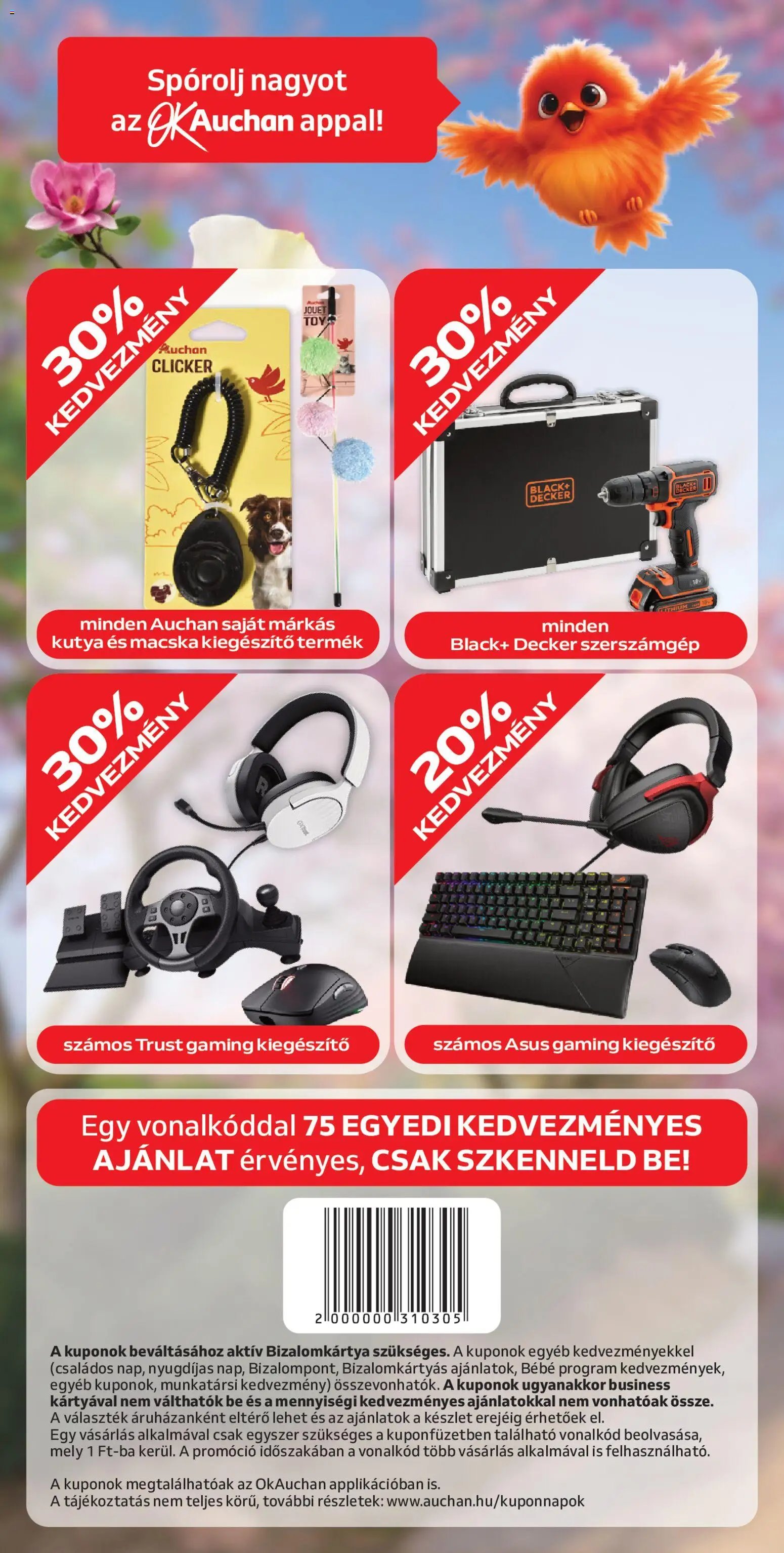 Auchan újság 2026.04.09. Auchan Kuponfüzet (2026-04-09 - 2026-04-19)