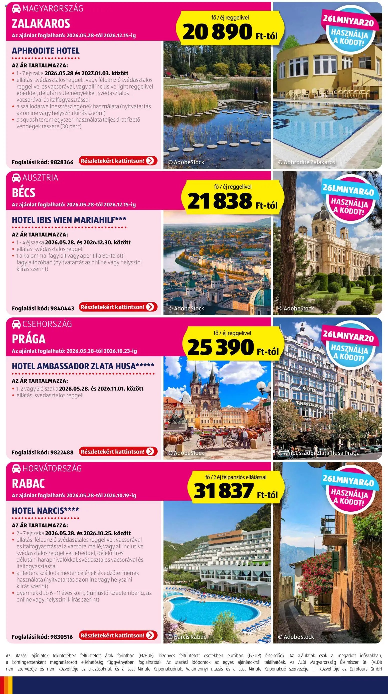 Aldi újság 2026.05.28. Aldi Utazás katalógus (2026-05-28 - 2026-06-03)