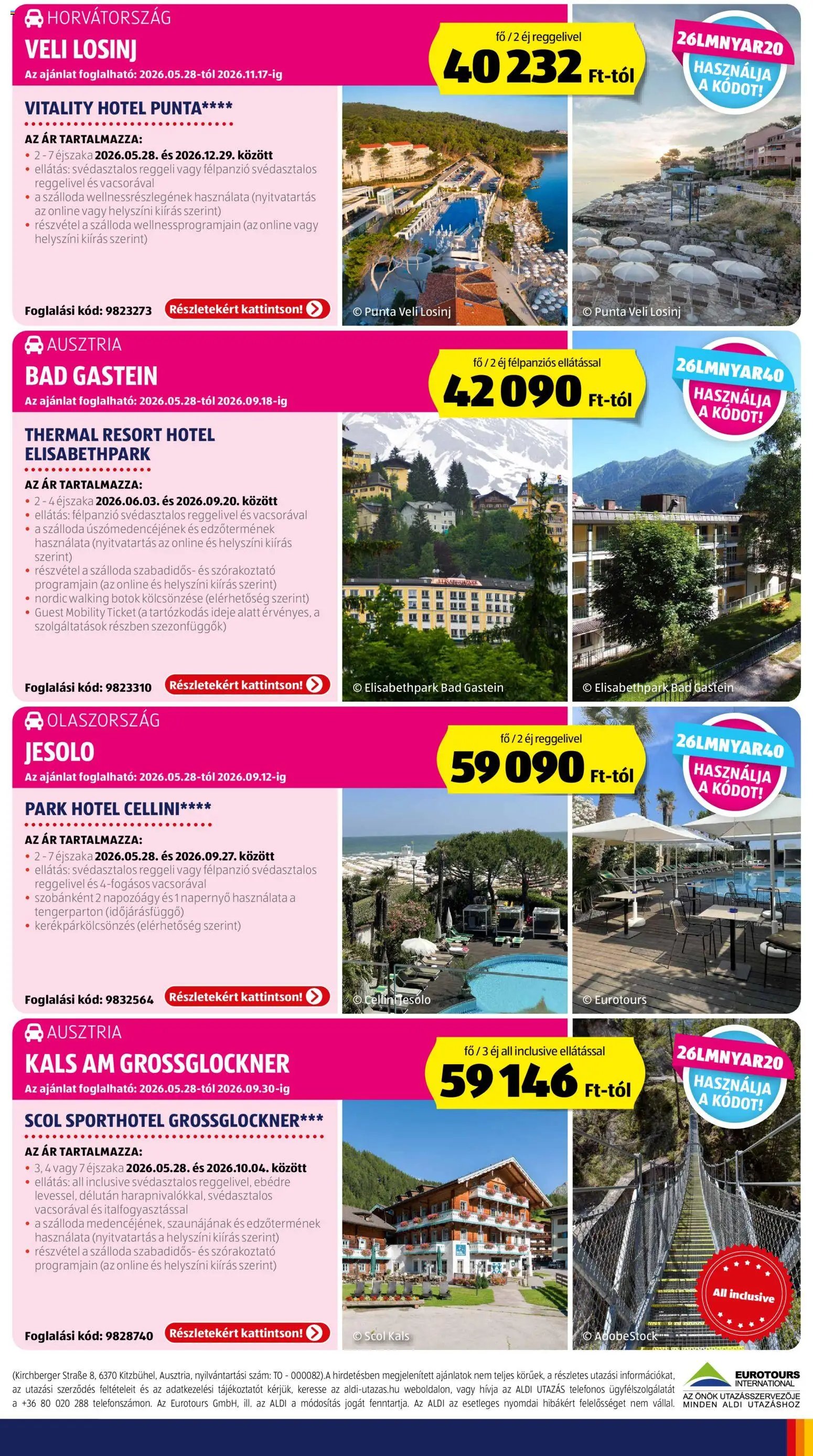 Aldi újság 2026.05.28. Aldi Utazás katalógus (2026-05-28 - 2026-06-03)