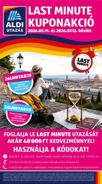 Aldi újság 2026.05.28. Aldi Utazás katalógus (2026-05-28 - 2026-06-03)