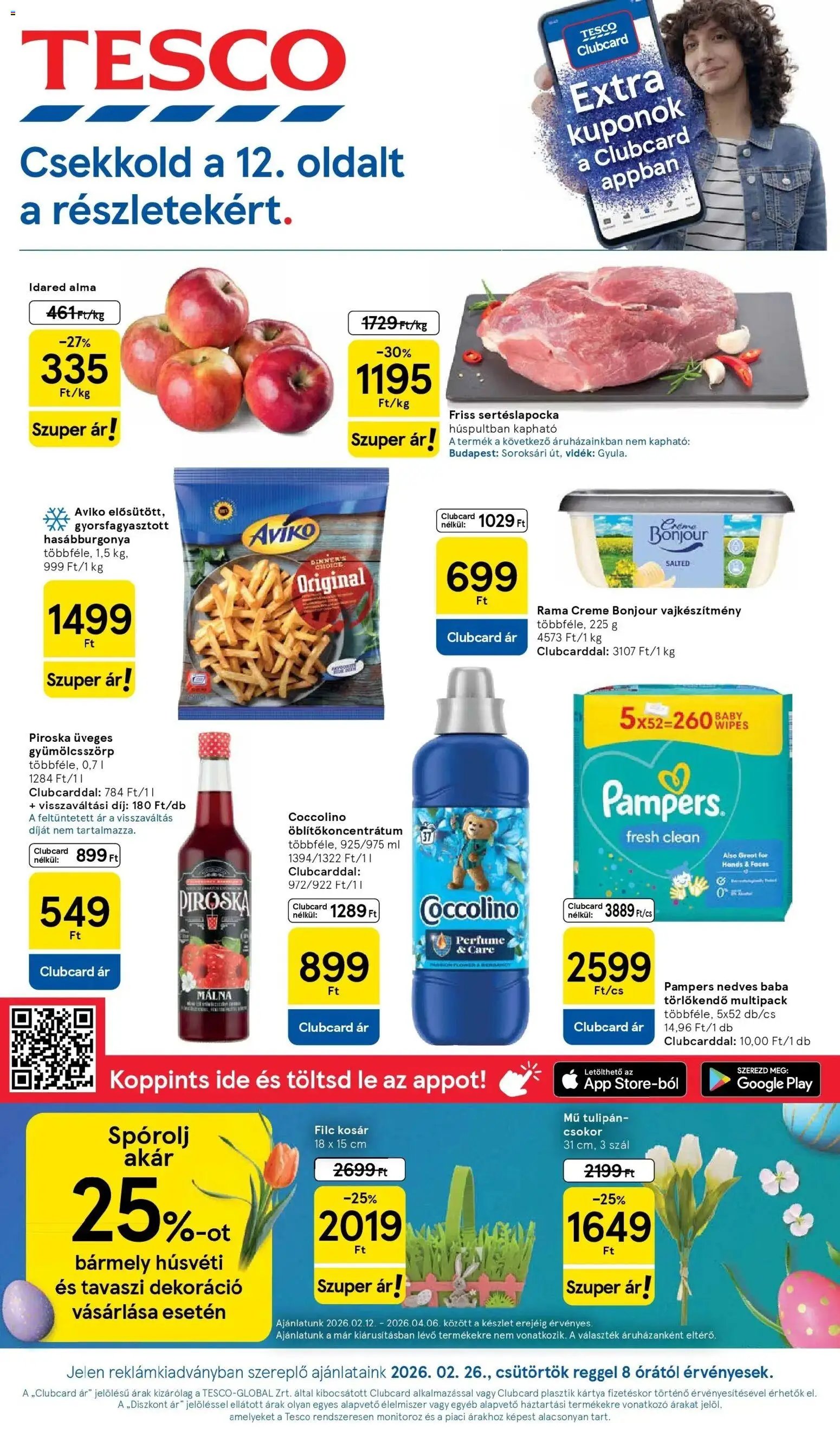 Tesco újság 2026.02.26. Aktuális akciós újság Tesco (2026-02-26 - 2026-03-04)