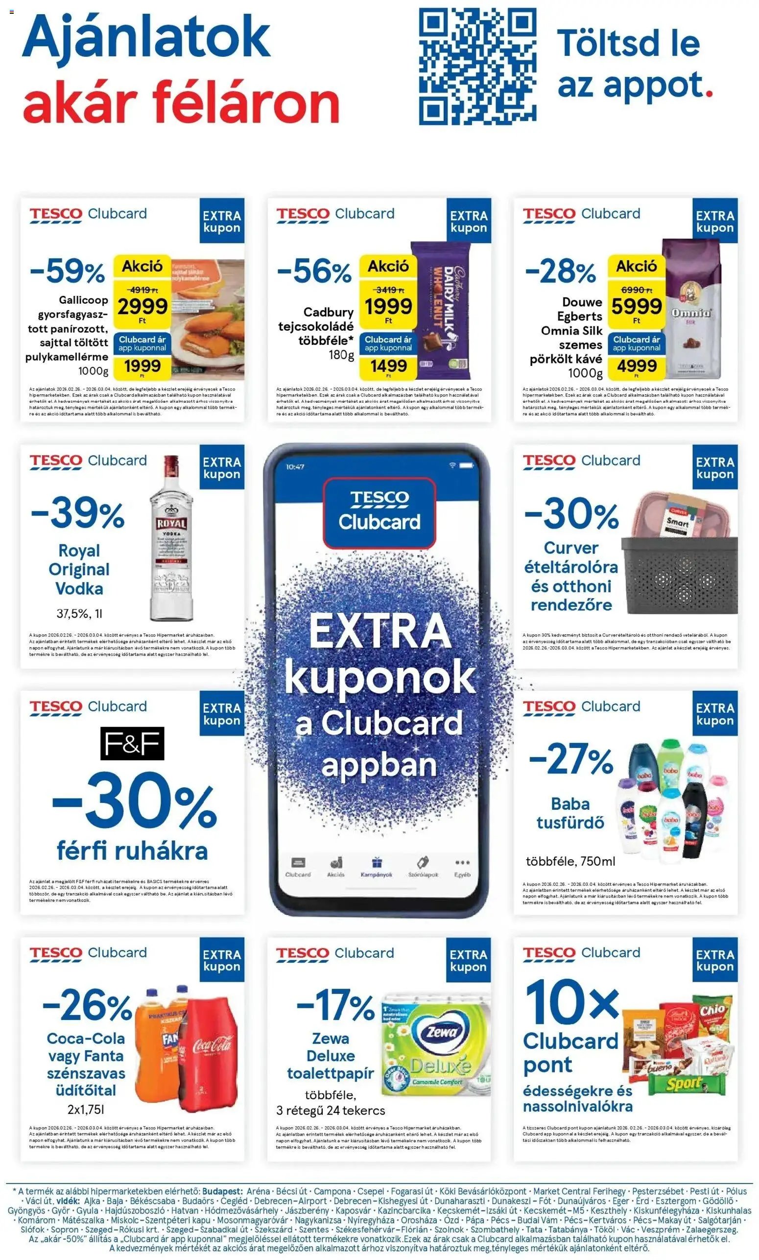 Tesco újság 2026.02.26. Aktuális akciós újság Tesco (2026-02-26 - 2026-03-04)