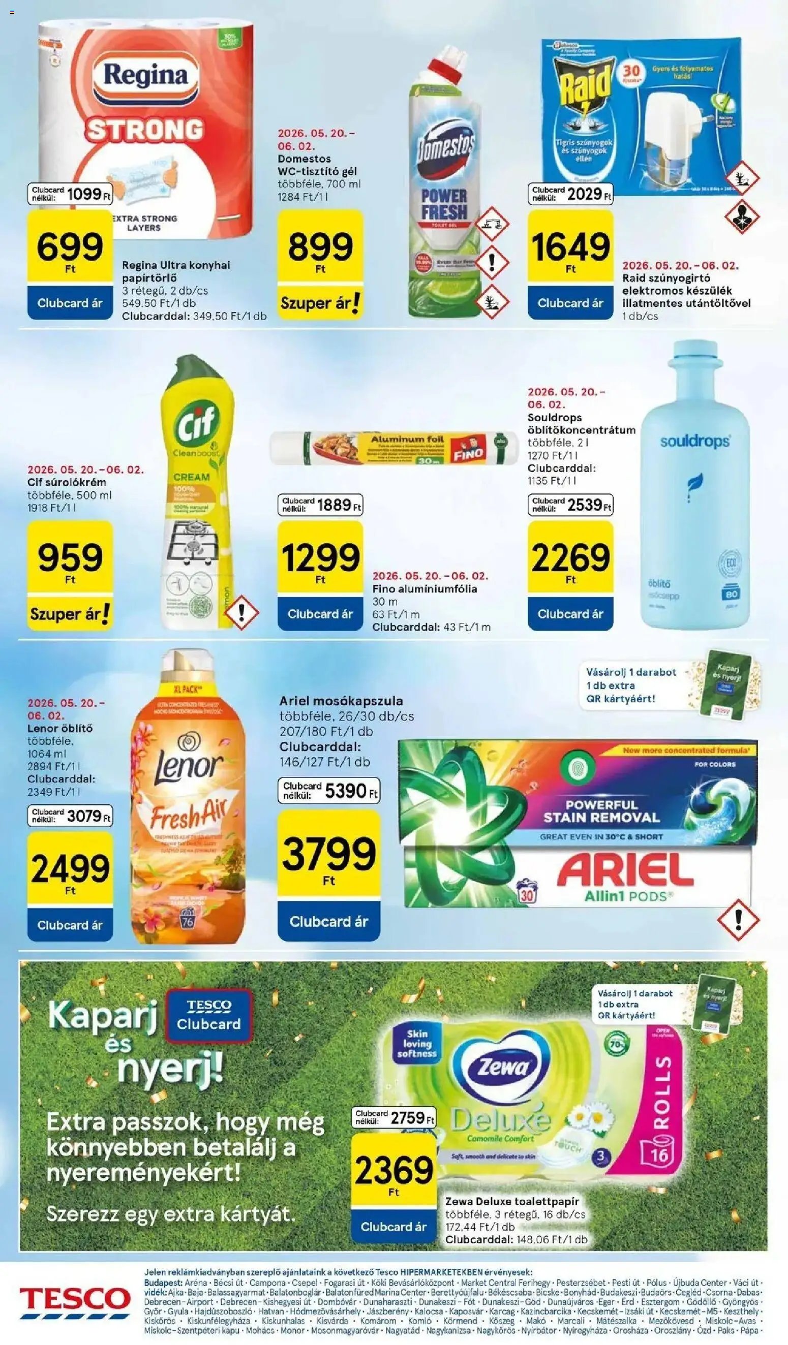 Tesco újság 2026.05.28. Tesco akciós újság