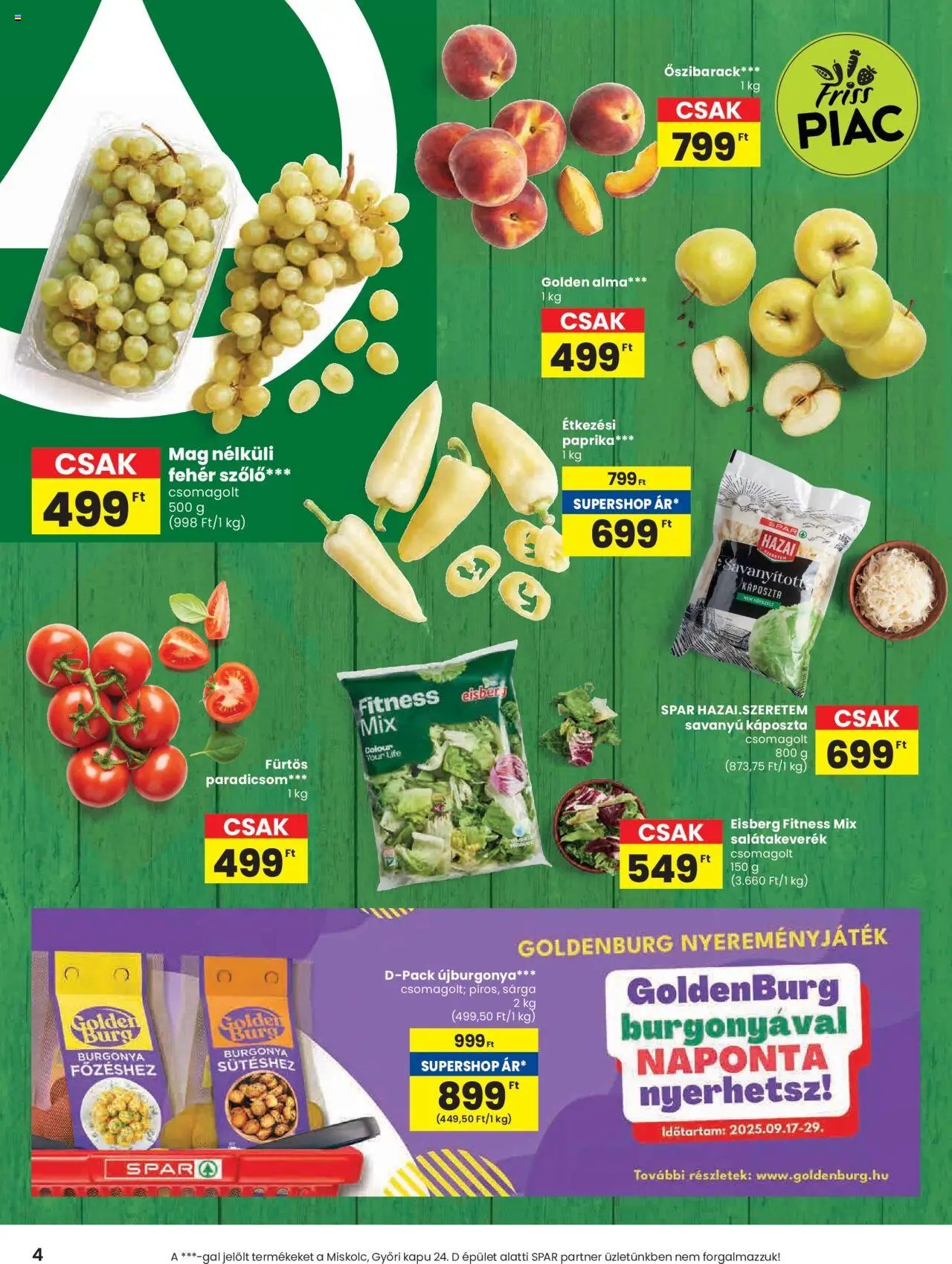 Spar újság 2025.09.18. Akciós újság Spar (2025-09-18 - 2025-09-24)