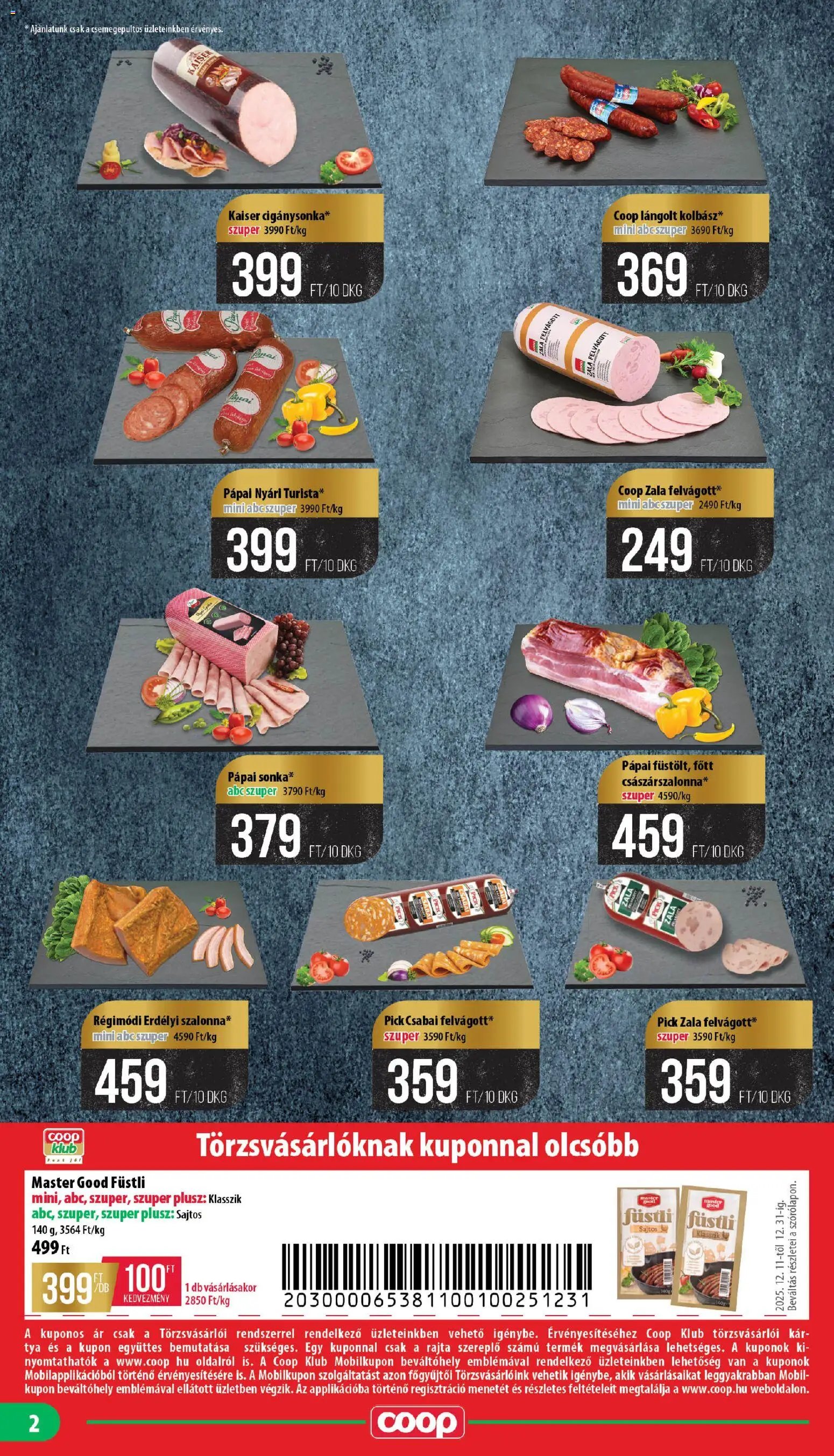 COOP újság 2025.12.11. Mecsek - Mini & Abc & Szuper (2025-12-11 - 2025-12-17)