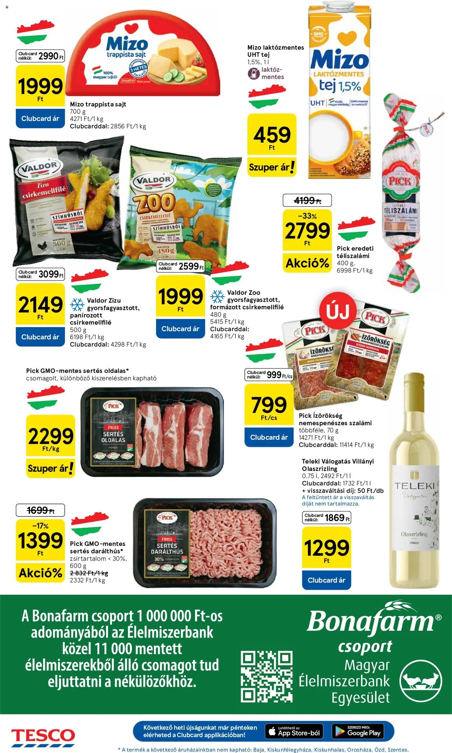 Tesco újság 2026.10.08. Tesco aktuális akciós újság