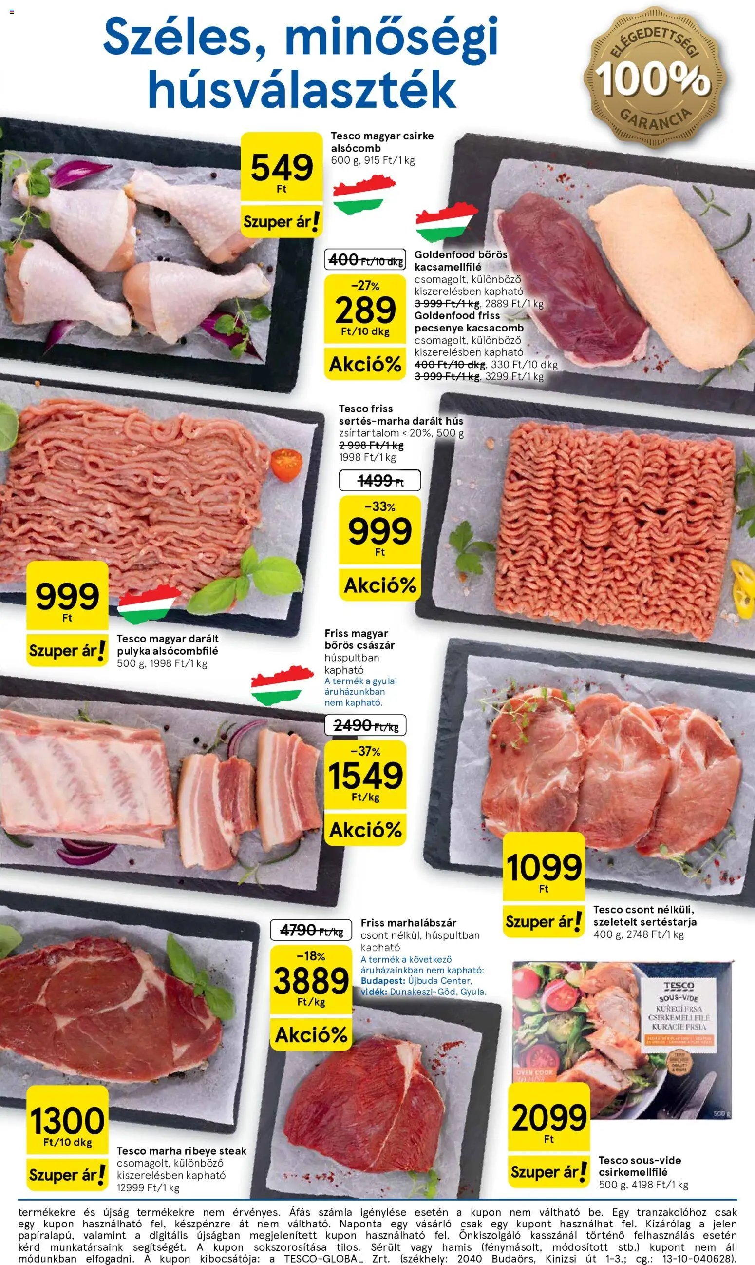Tesco újság 2026.10.08. Tesco aktuális akciós újság