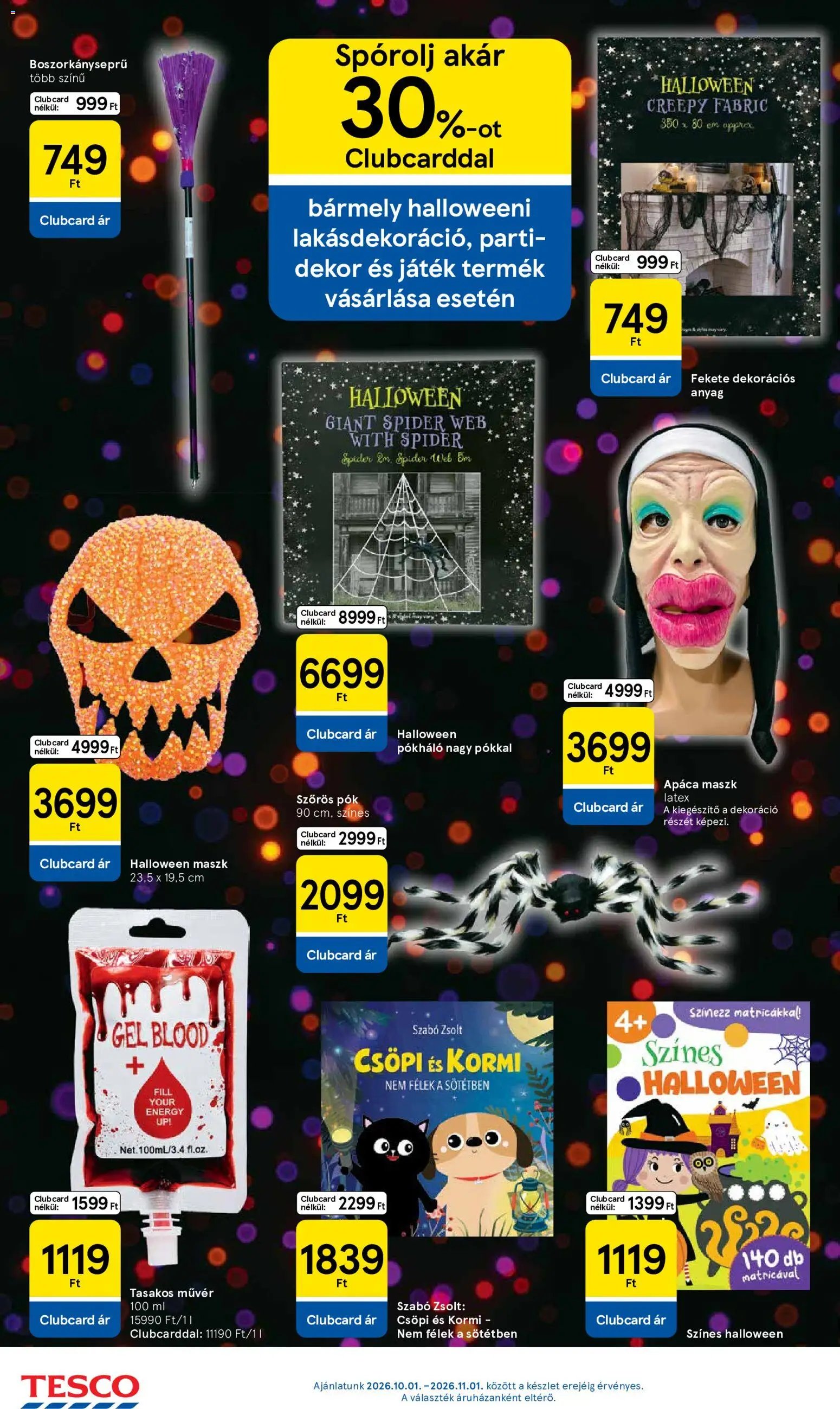 Tesco újság 2026.10.08. Tesco aktuális akciós újság