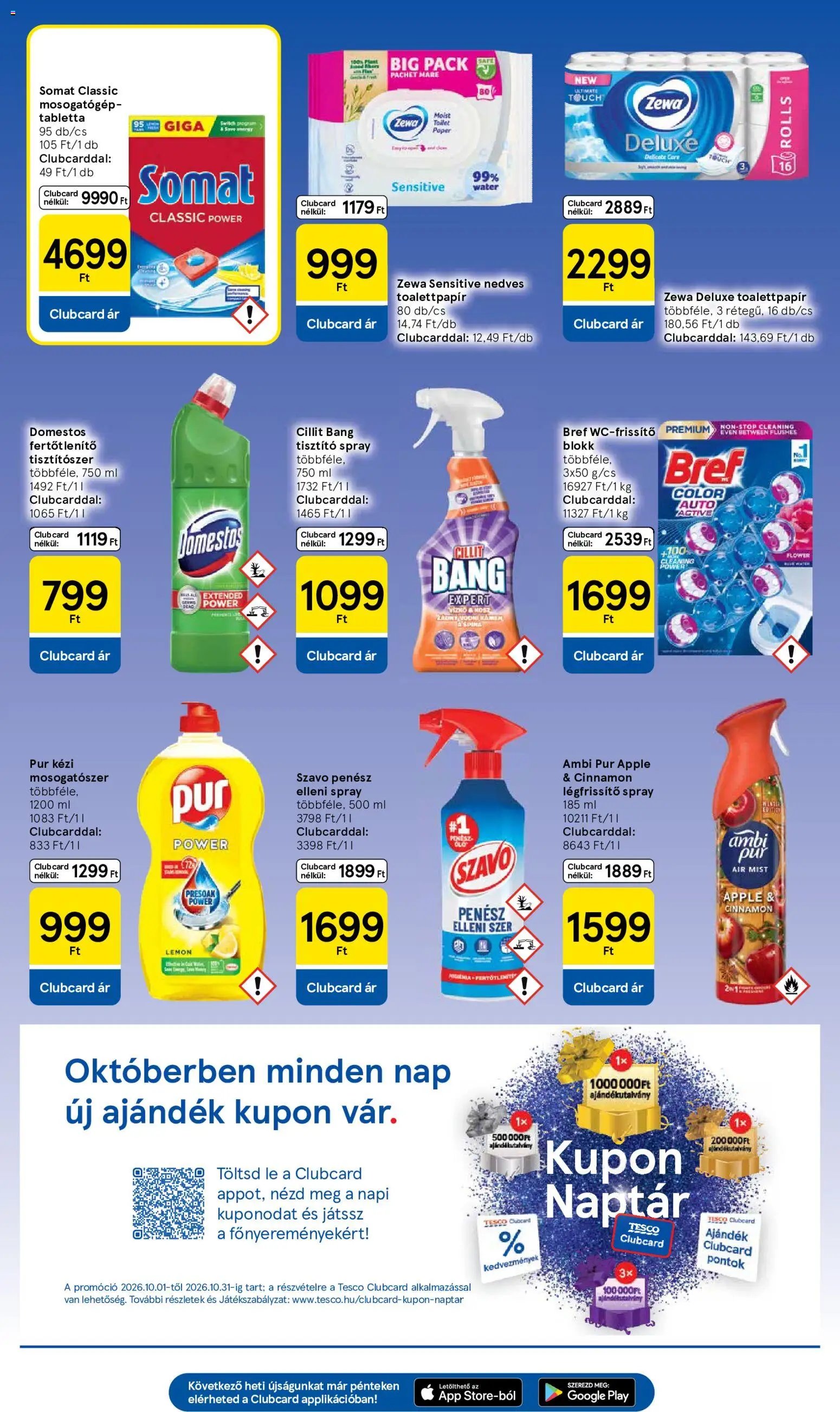 Tesco újság 2026.10.08. Tesco aktuális akciós újság