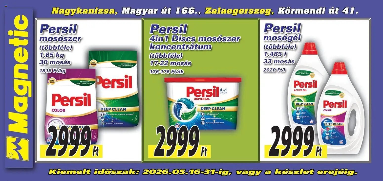 Magnetic újság 2026.05.16. Magnetic Aktuális óriásplakátok (2026-05-16 - 2026-05-31)
