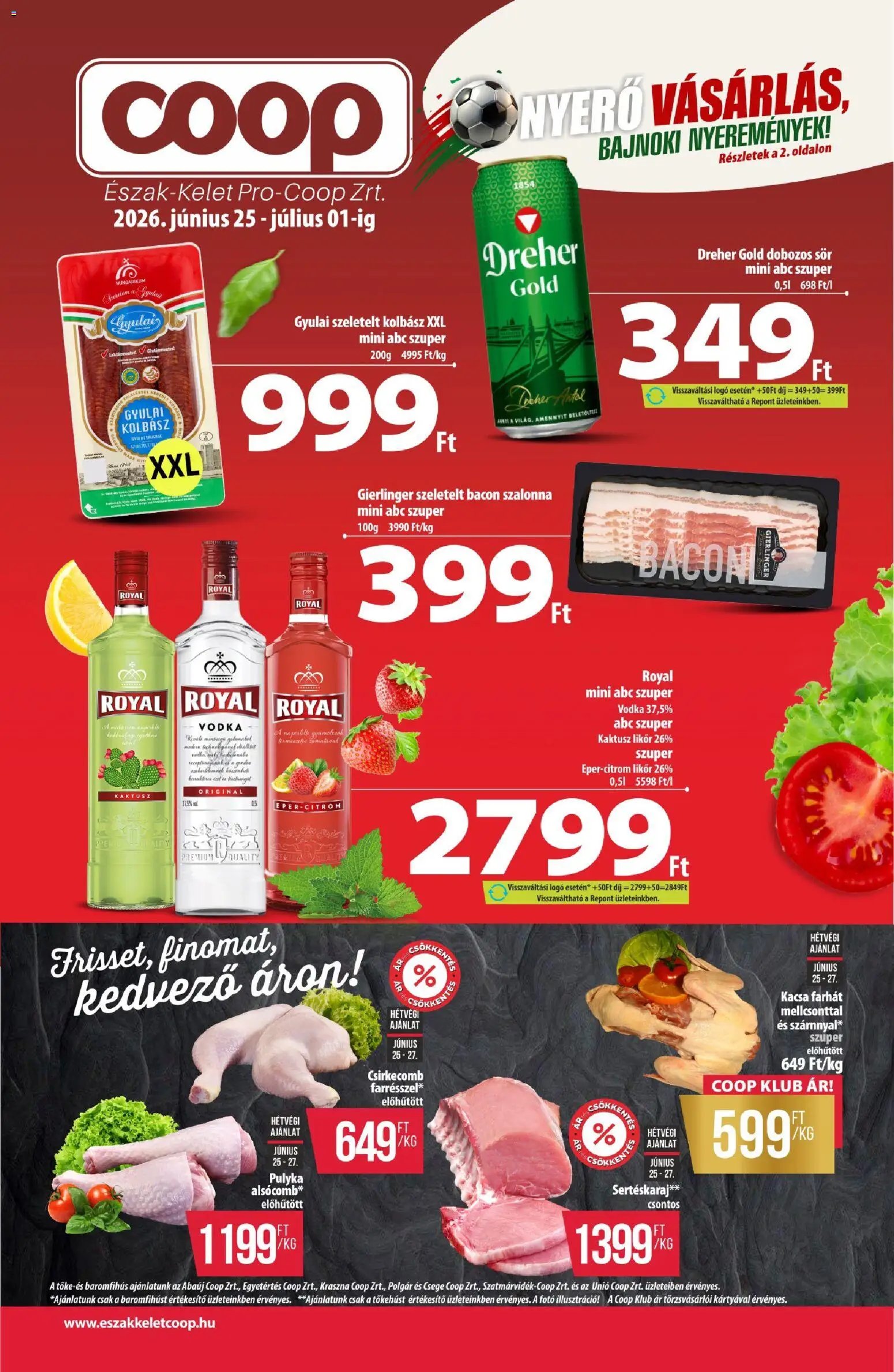 COOP újság 2026.06.25. COOP - Újság Észak Kelet Pro-Coop Zrt