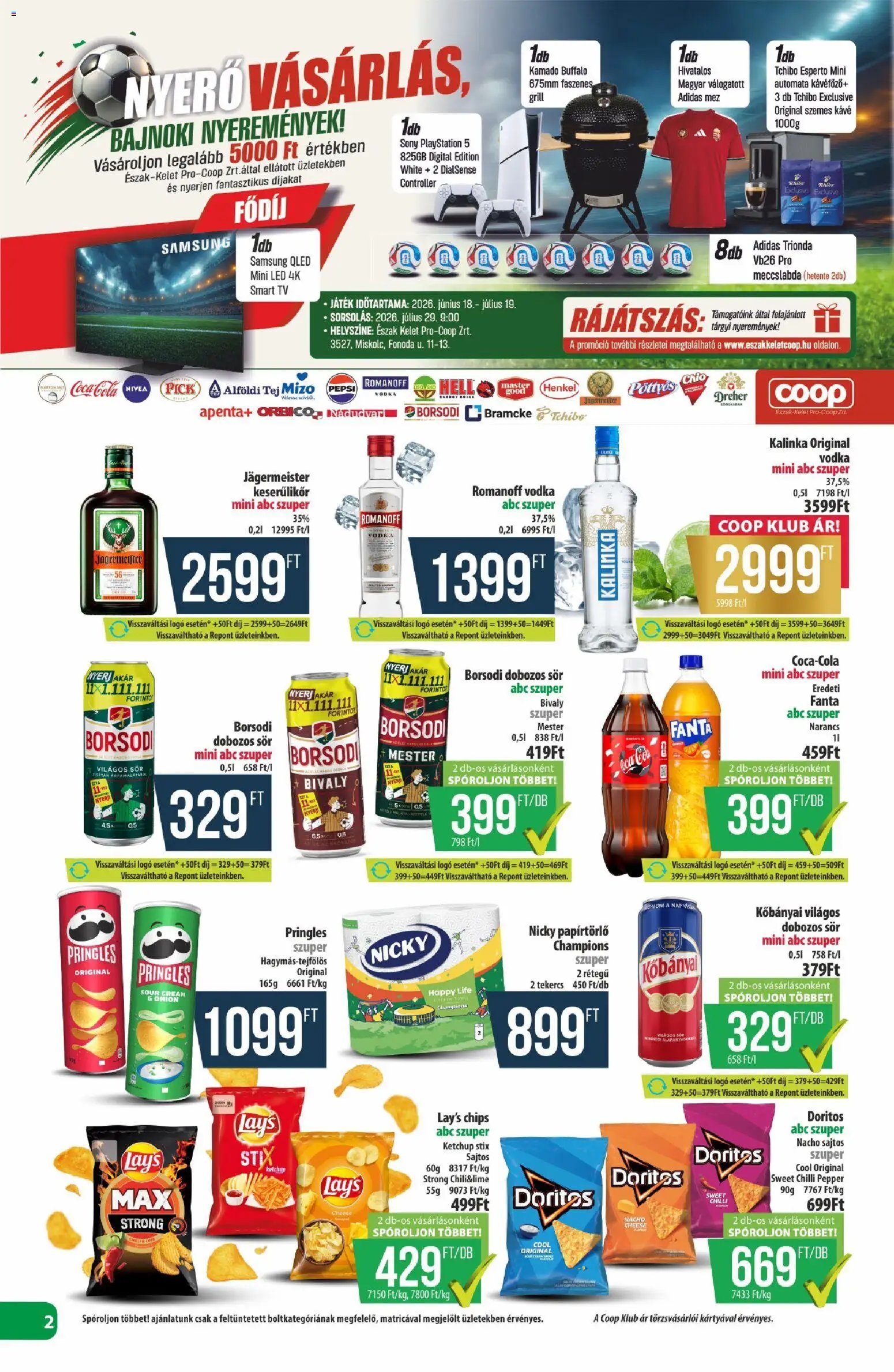 COOP újság 2026.06.25. COOP - Újság Észak Kelet Pro-Coop Zrt